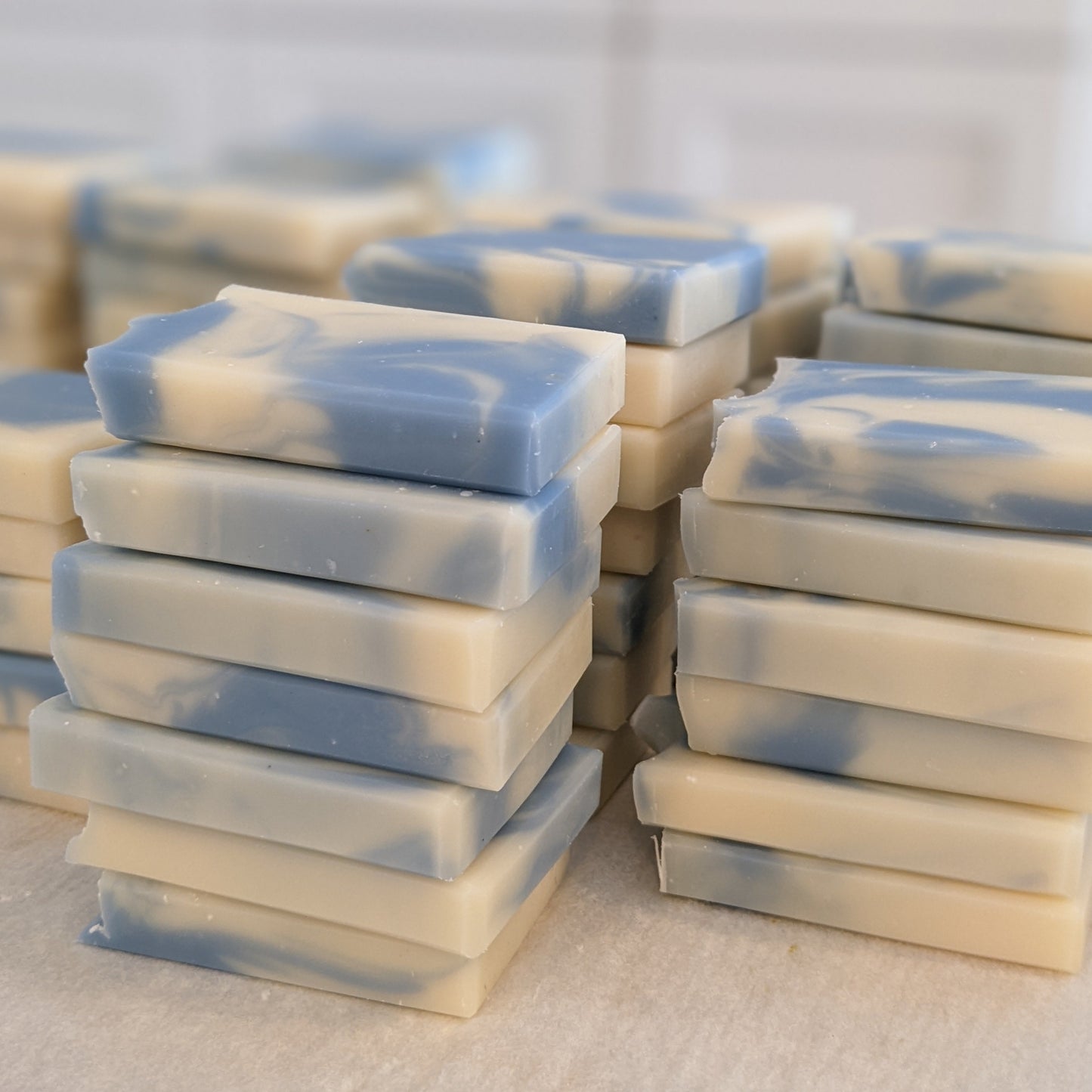 Soap Favors | Blue & Cream Coloured Soaps for Weddings, Baby Showers, Bridal Showers