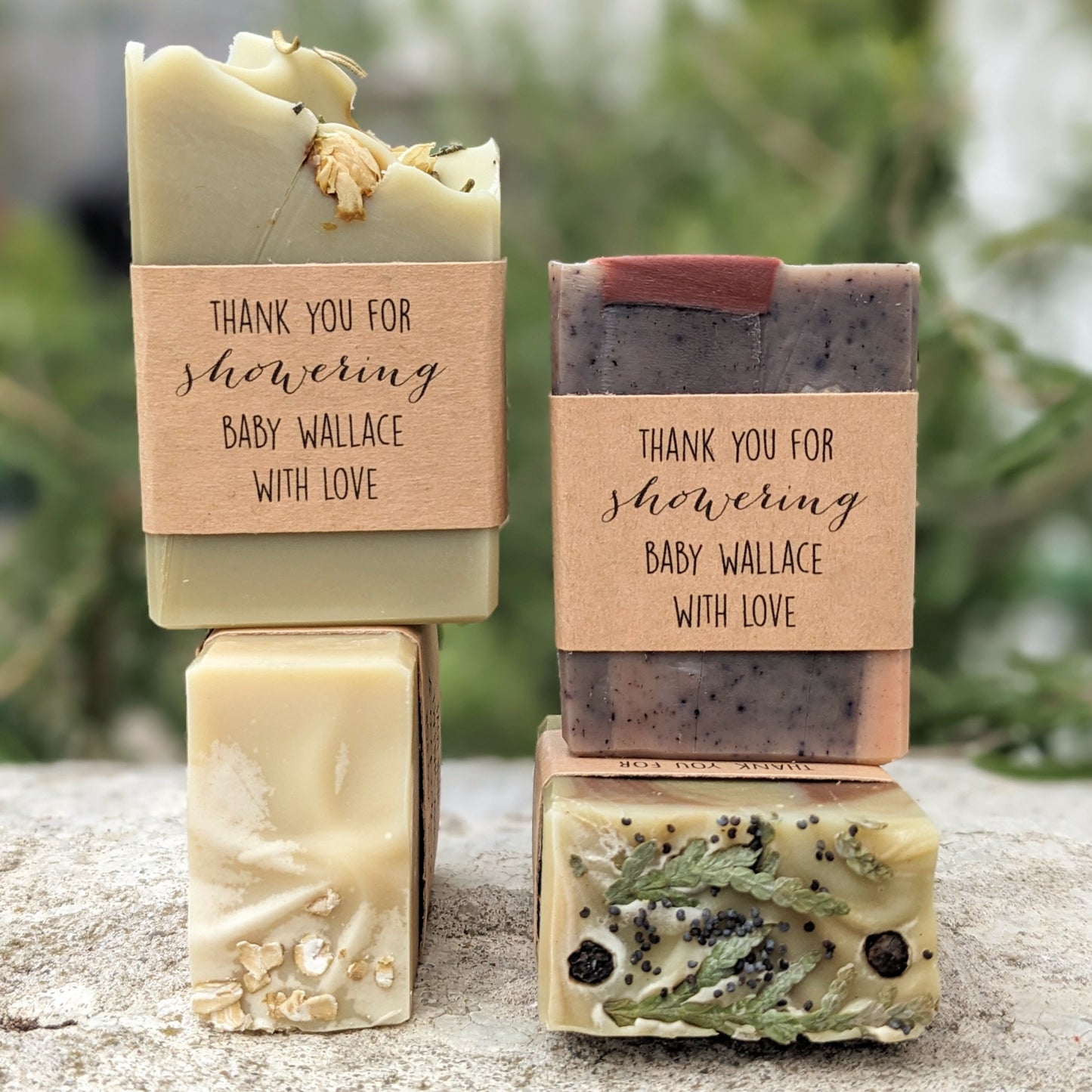 Soap Favors | Set of 20 Half Bar (2 oz) Soaps for Weddings, Showers, or Airbnb Guests