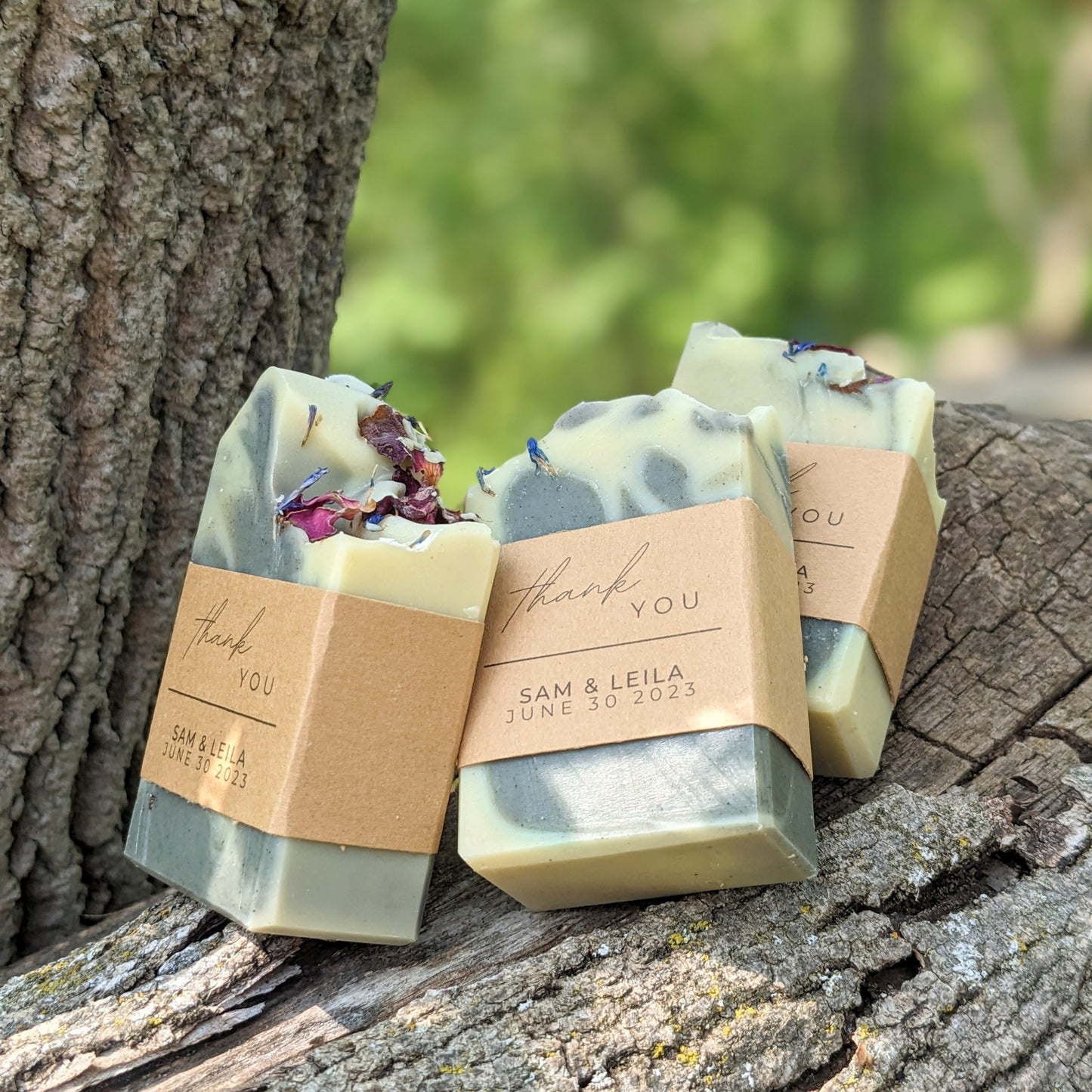 Soap Favors | Set of 20 Half Bar (2 oz) Soaps for Weddings, Showers, or Airbnb Guests