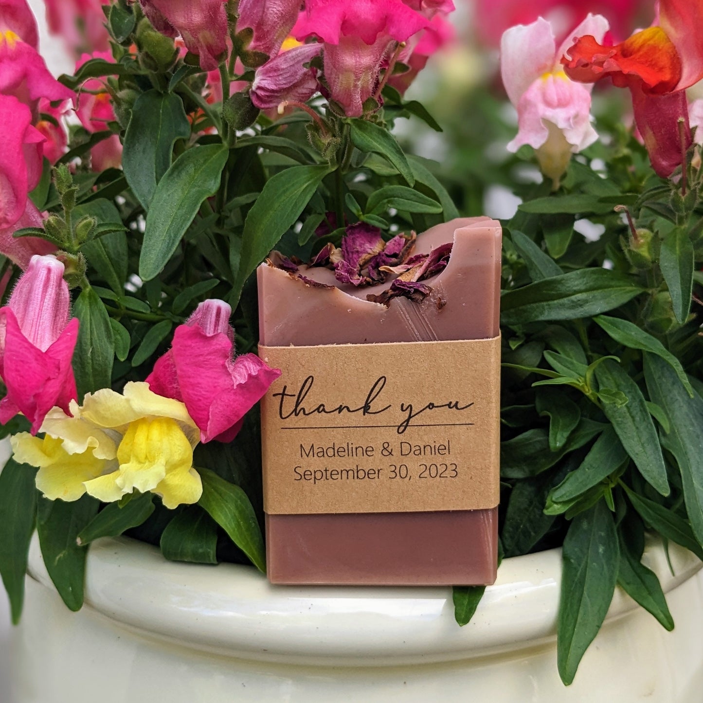 Soap Favors | Set of 20 Half Bar (2 oz) Soaps for Weddings, Showers, or Airbnb Guests