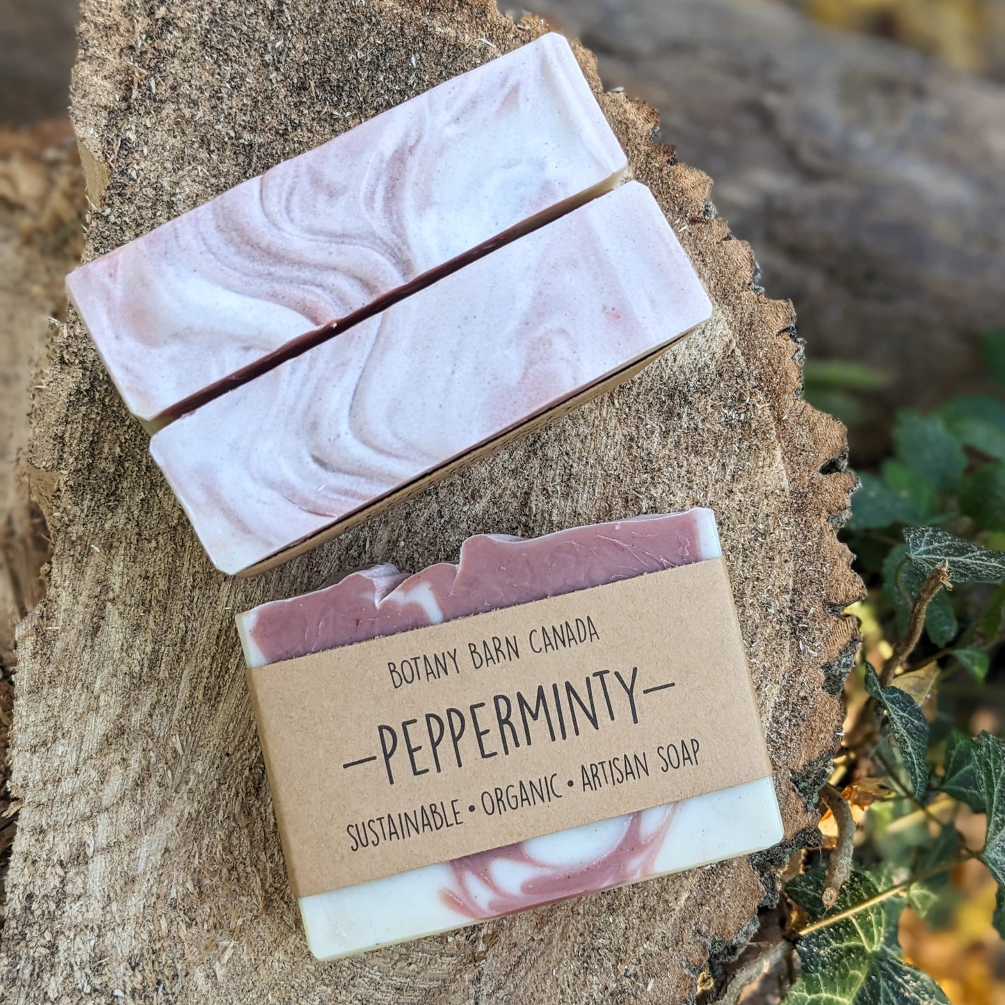 PEPPERMINTY - Peppermint, Spearmint, & Lavender Holiday Soap