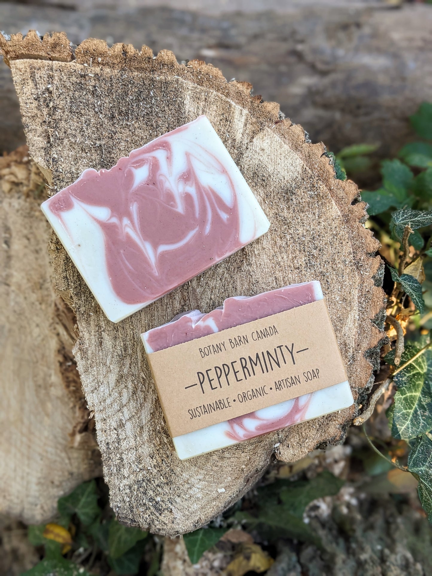 PEPPERMINTY - Peppermint, Spearmint, & Lavender Holiday Soap