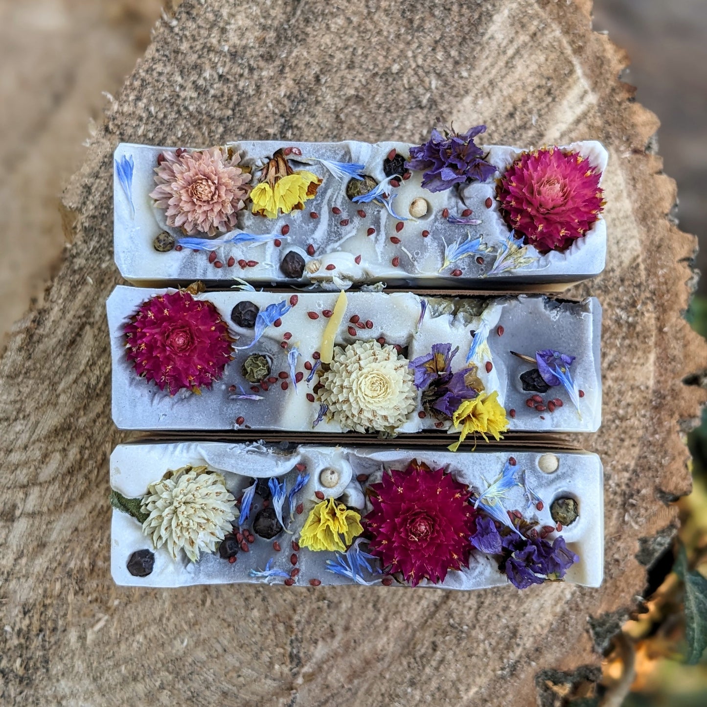 CHRISTMAS LIGHTS - Spearmint, Eucalyptus & Frankincense Holiday Soap