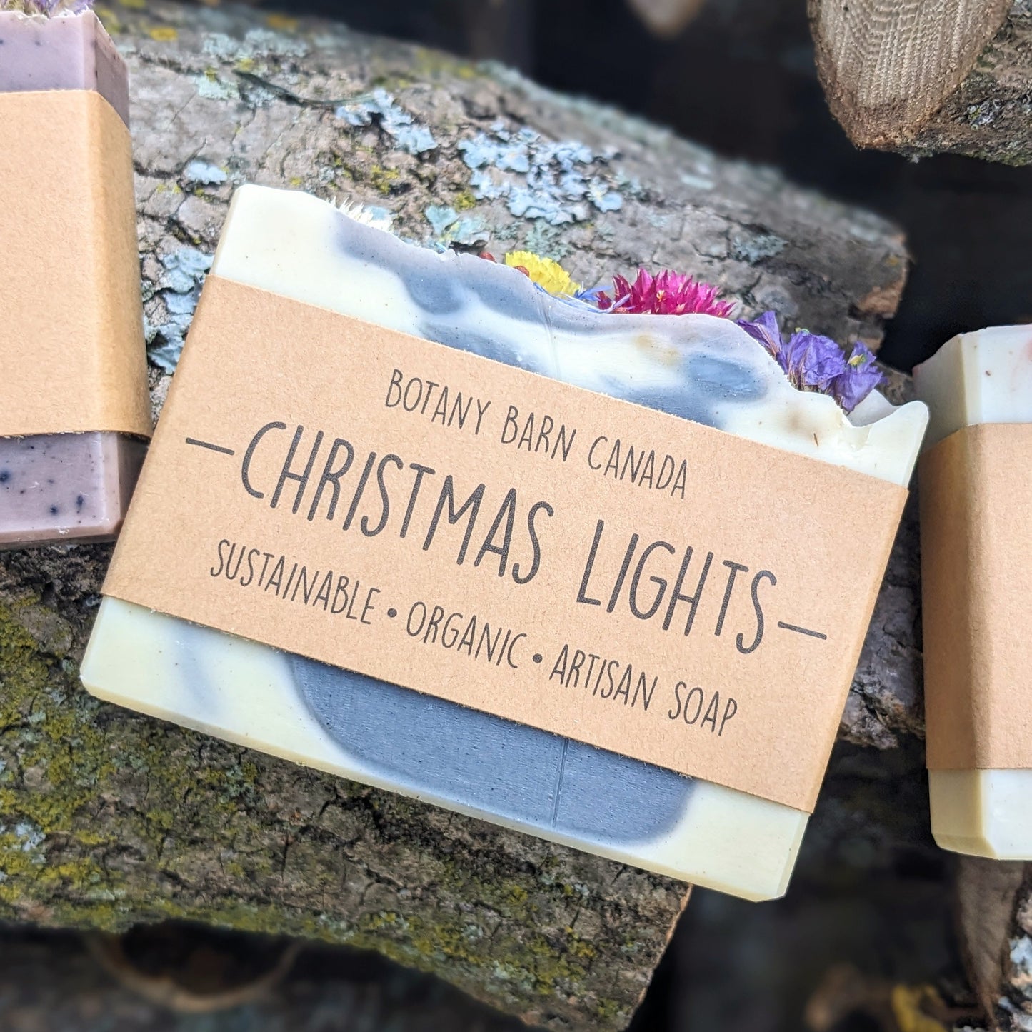 CHRISTMAS LIGHTS - Spearmint, Eucalyptus & Frankincense Holiday Soap