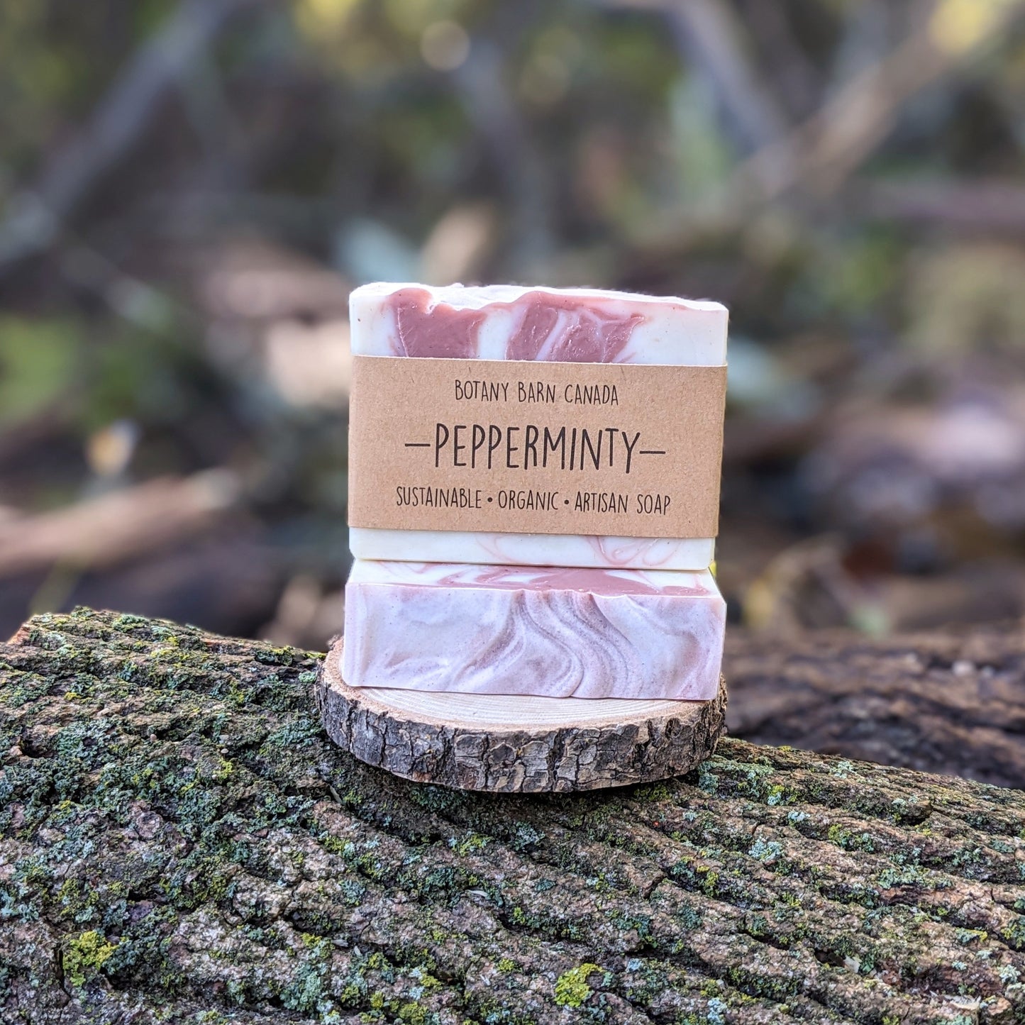 PEPPERMINTY - Peppermint, Spearmint, & Lavender Holiday Soap