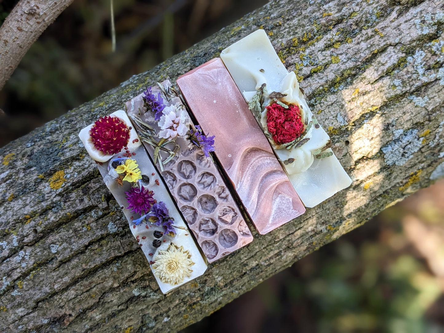 Holiday Soap Collection - Four Organic Essential Oil Soaps. Eco-Friendly Christmas Gift