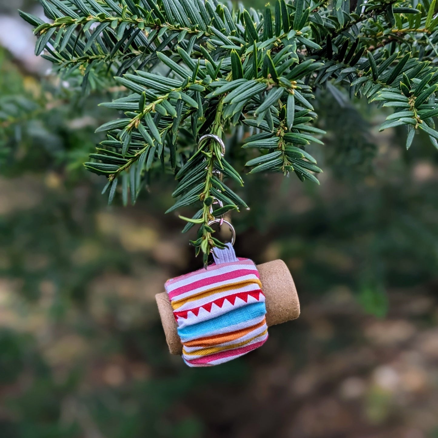 Handmade Lip Balm Holder - Fabric Chapstick Holder with Keychain Clip. Pair with our Zero Waste Plastic Free Lip Chap!