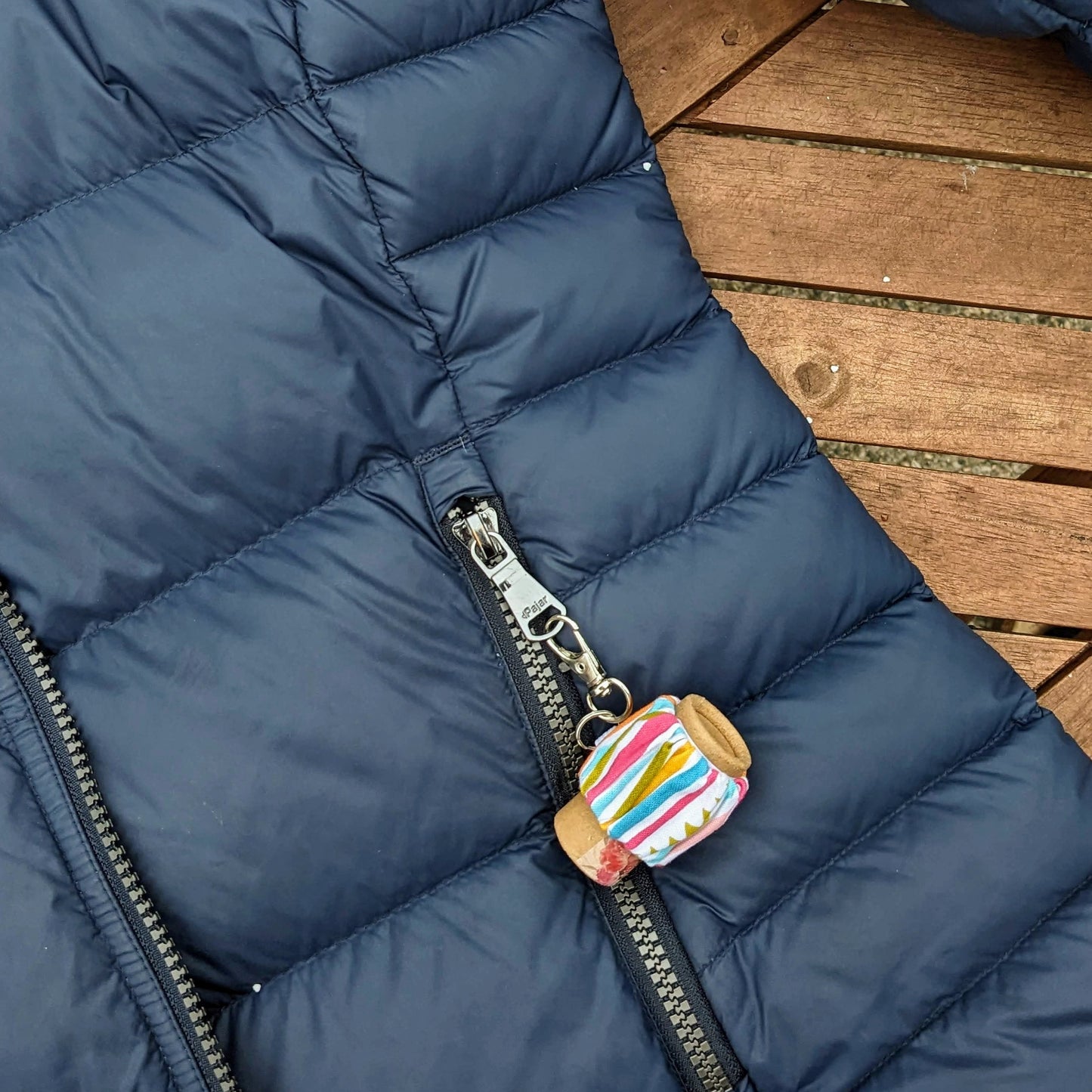 Handmade Lip Balm Holder - Fabric Chapstick Holder with Keychain Clip. Pair with our Zero Waste Plastic Free Lip Chap!