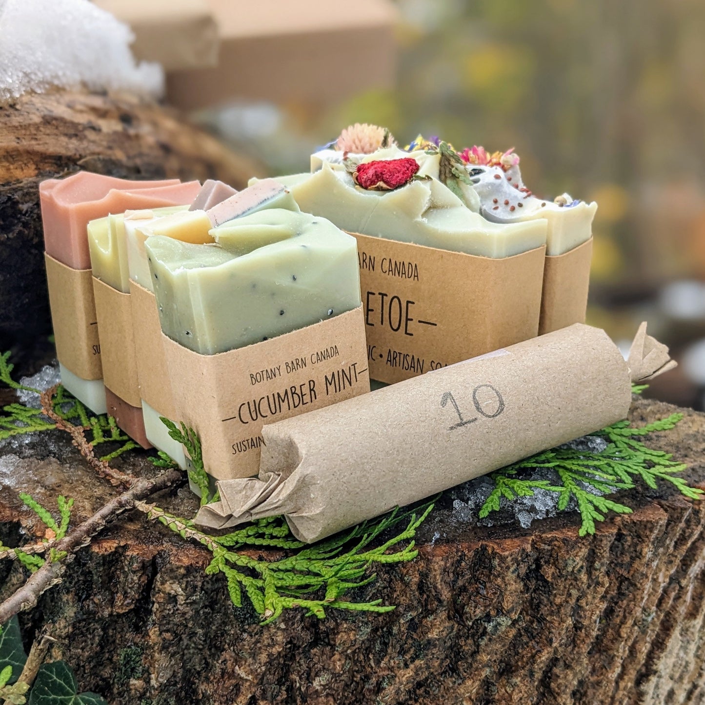 Holiday Advent Calendar - Handmade Soaps & Botanical Skincare. 12 Days of Christmas!