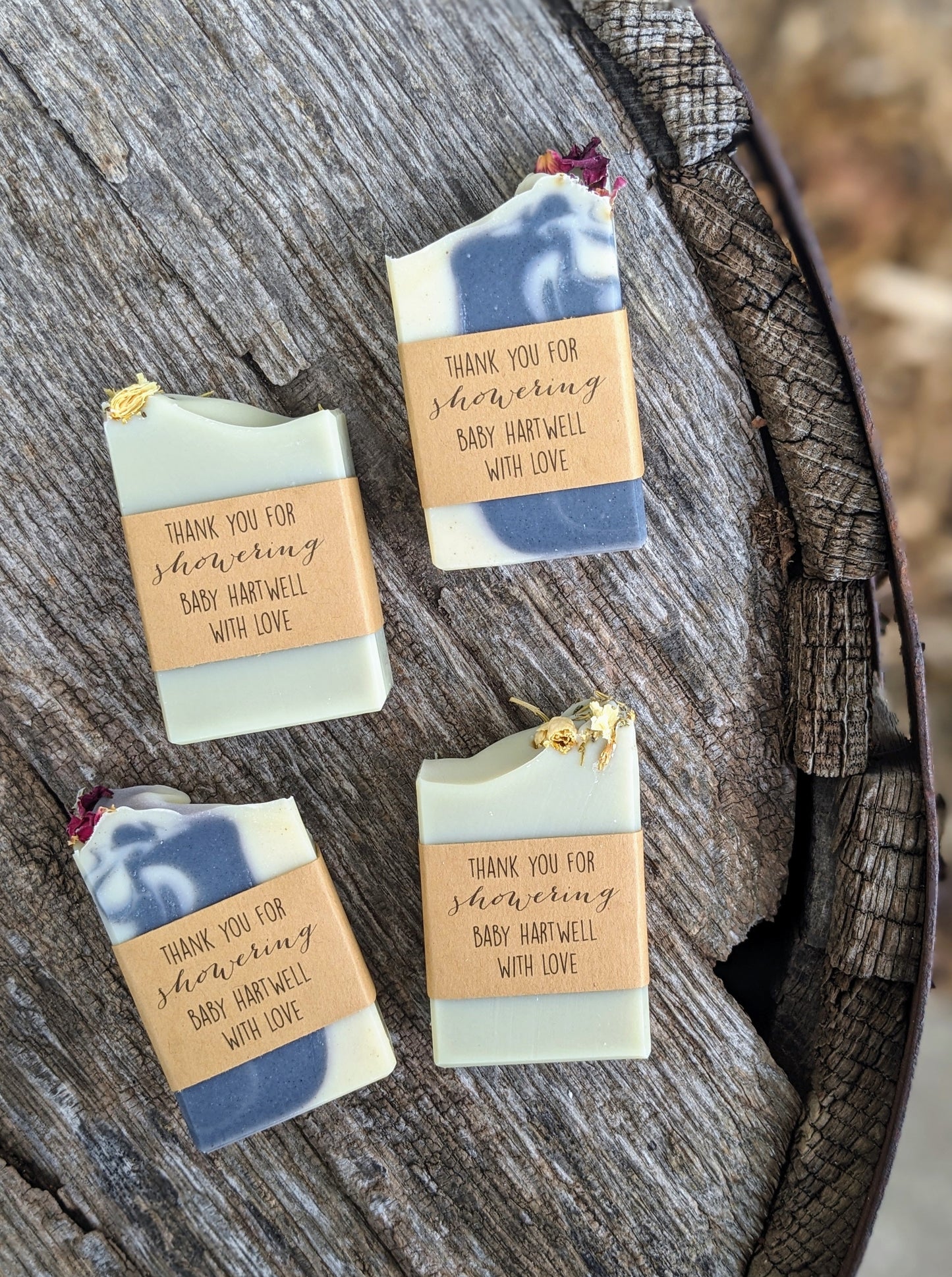 Soap Favors | Set of 20 Half Bar (2 oz) Soaps for Weddings, Showers, or Airbnb Guests