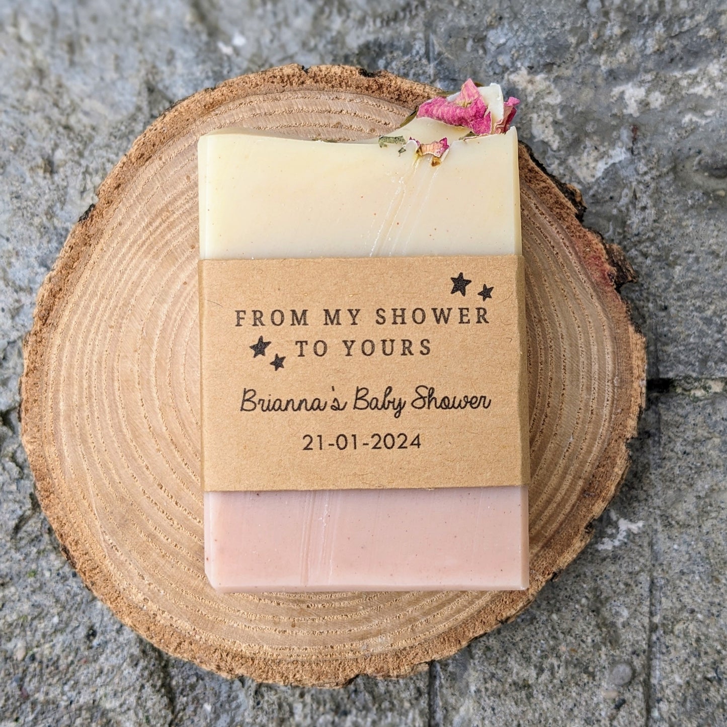 Soap Favors | Set of 20 Half Bar (2 oz) Soaps for Weddings, Showers, or Airbnb Guests