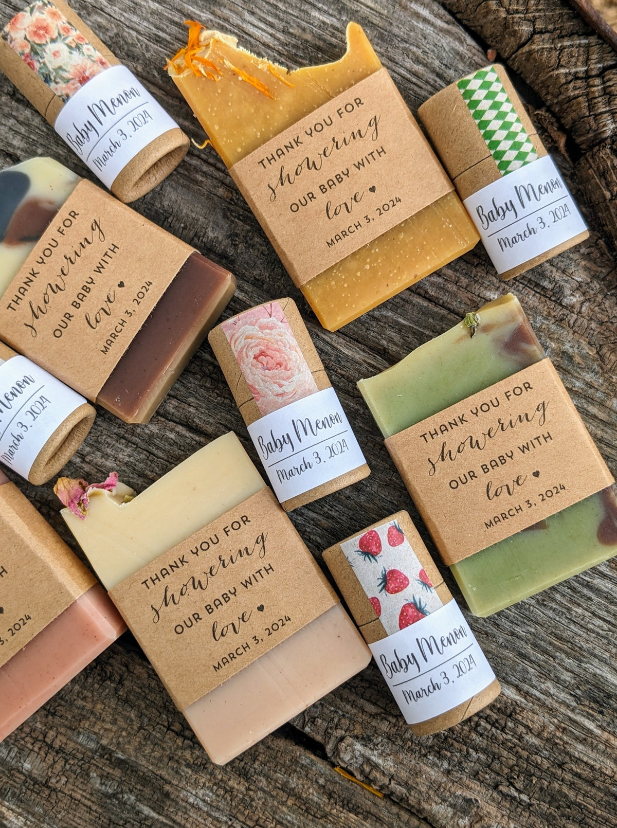 Party Favors | Natural Lip Balm - Personalized Wedding, Shower, or Corporate Gift