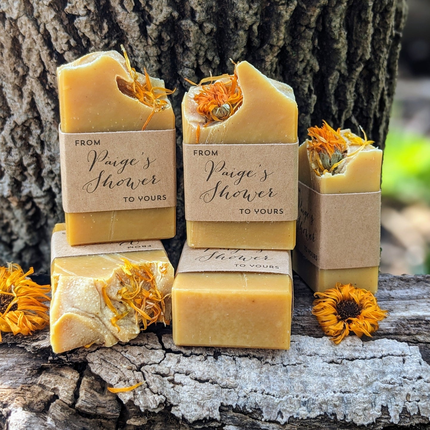 Soap Favors | Set of 20 Half Bar (2 oz) Soaps for Weddings, Showers, or Airbnb Guests