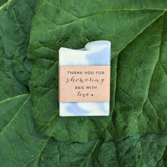 Soap Favors | Blue & Cream Coloured Soaps for Weddings, Baby Showers, Bridal Showers
