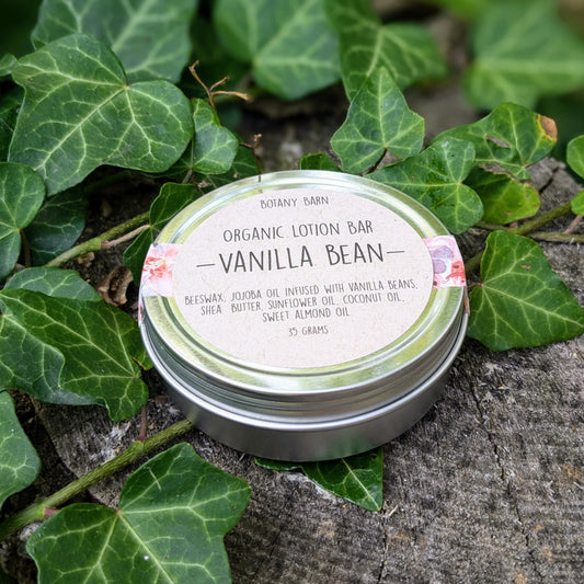Organic Solid Lotion Bar | Fair Trade Shea Butter for Dry Skin, Essential Oil Scents
