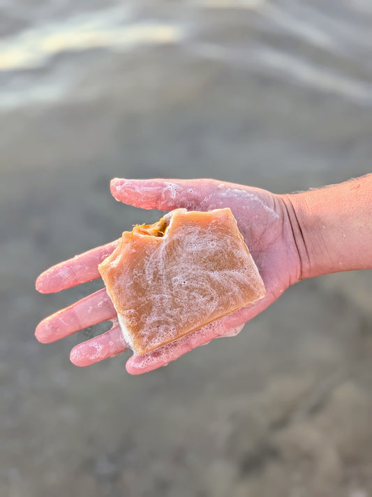 Natural Soap | SUNSHINE - Lemon Scented Calendula & Carrot Soap