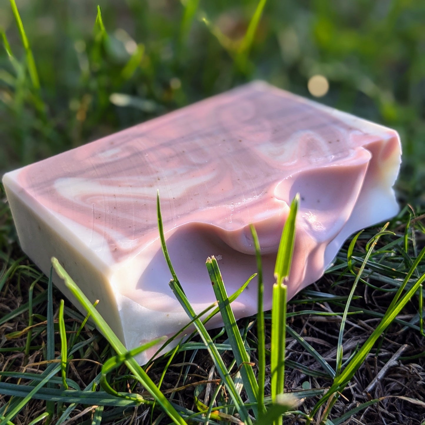 Natural Soap | ROSEMARY LAVENDER - Herbal Soap with Clay & Rosemary Powder