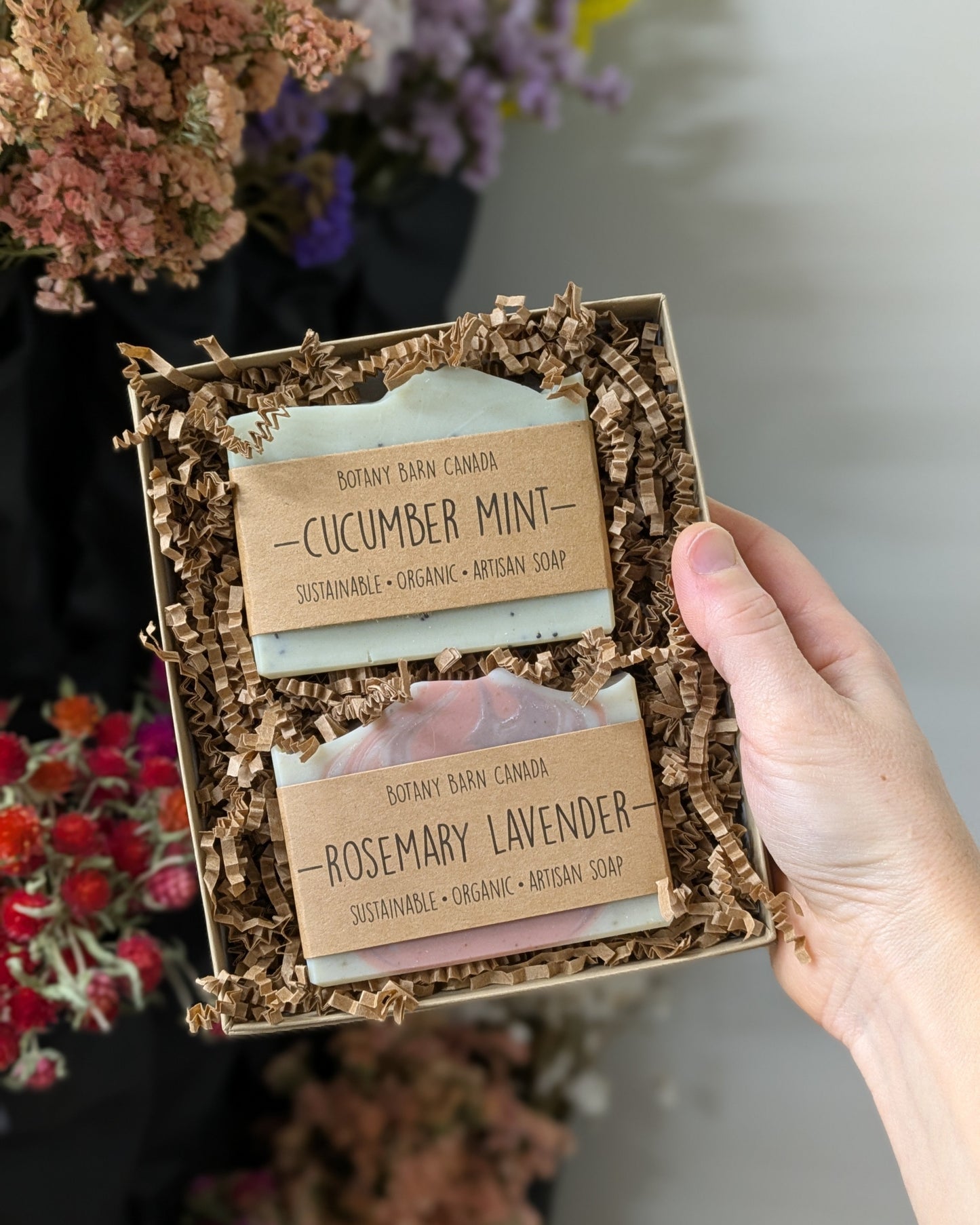 Natural Soaps | Gift Set of Two Organic Artisan Soaps