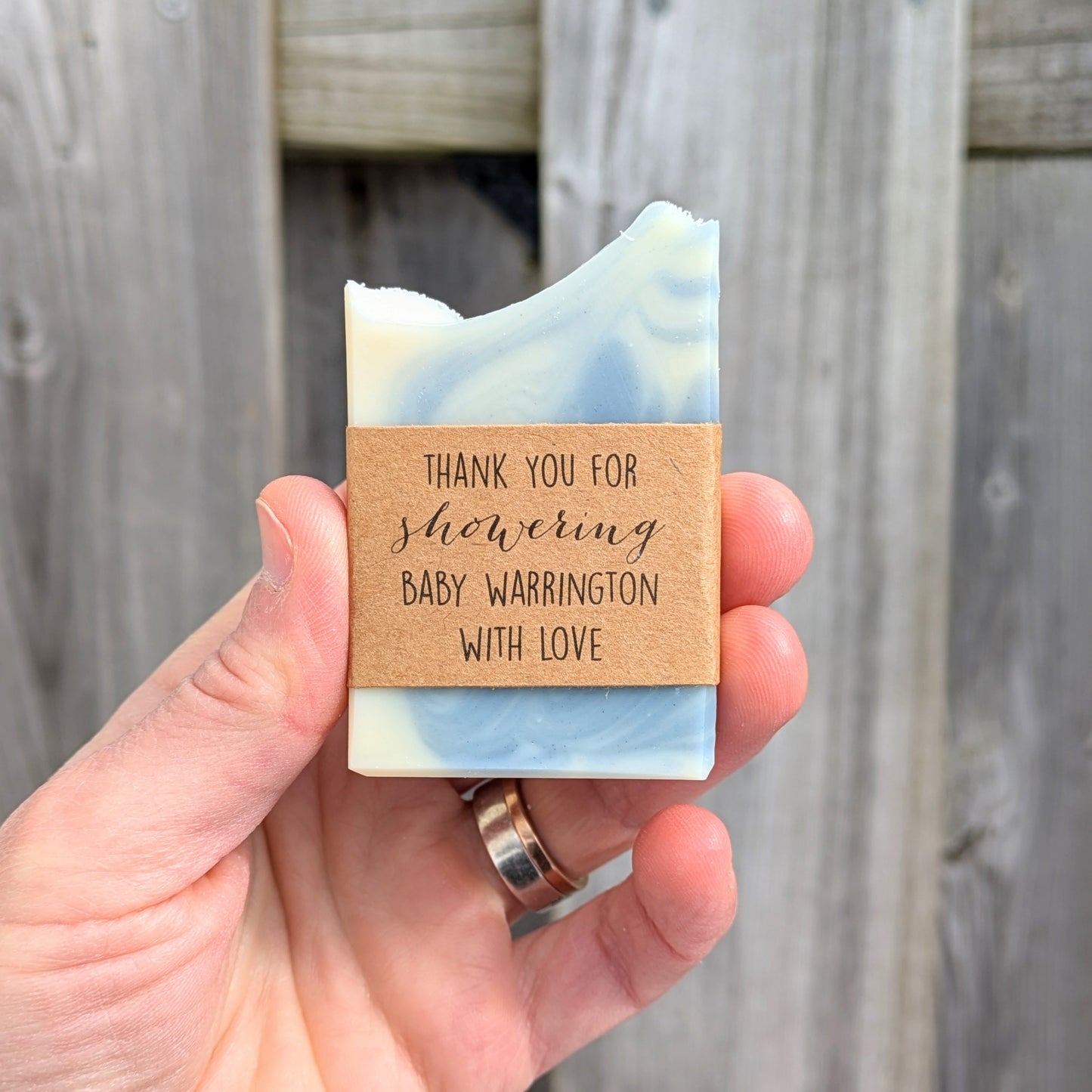 Soap Favors | Blue & Cream Coloured Soaps for Weddings, Baby Showers, Bridal Showers