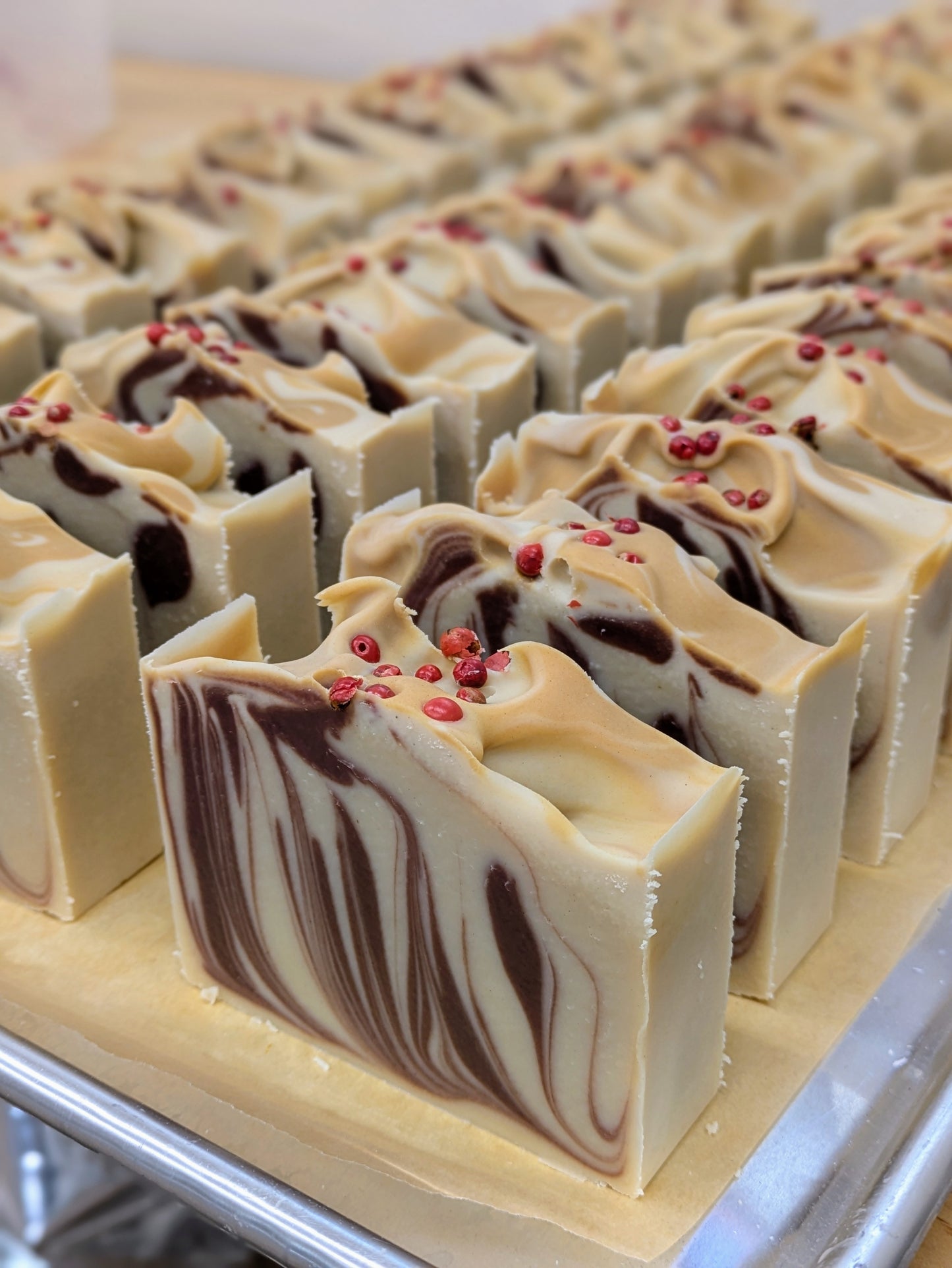 Natural Soap | COCOA MINT - Peppermint & Vanilla Holiday Soap