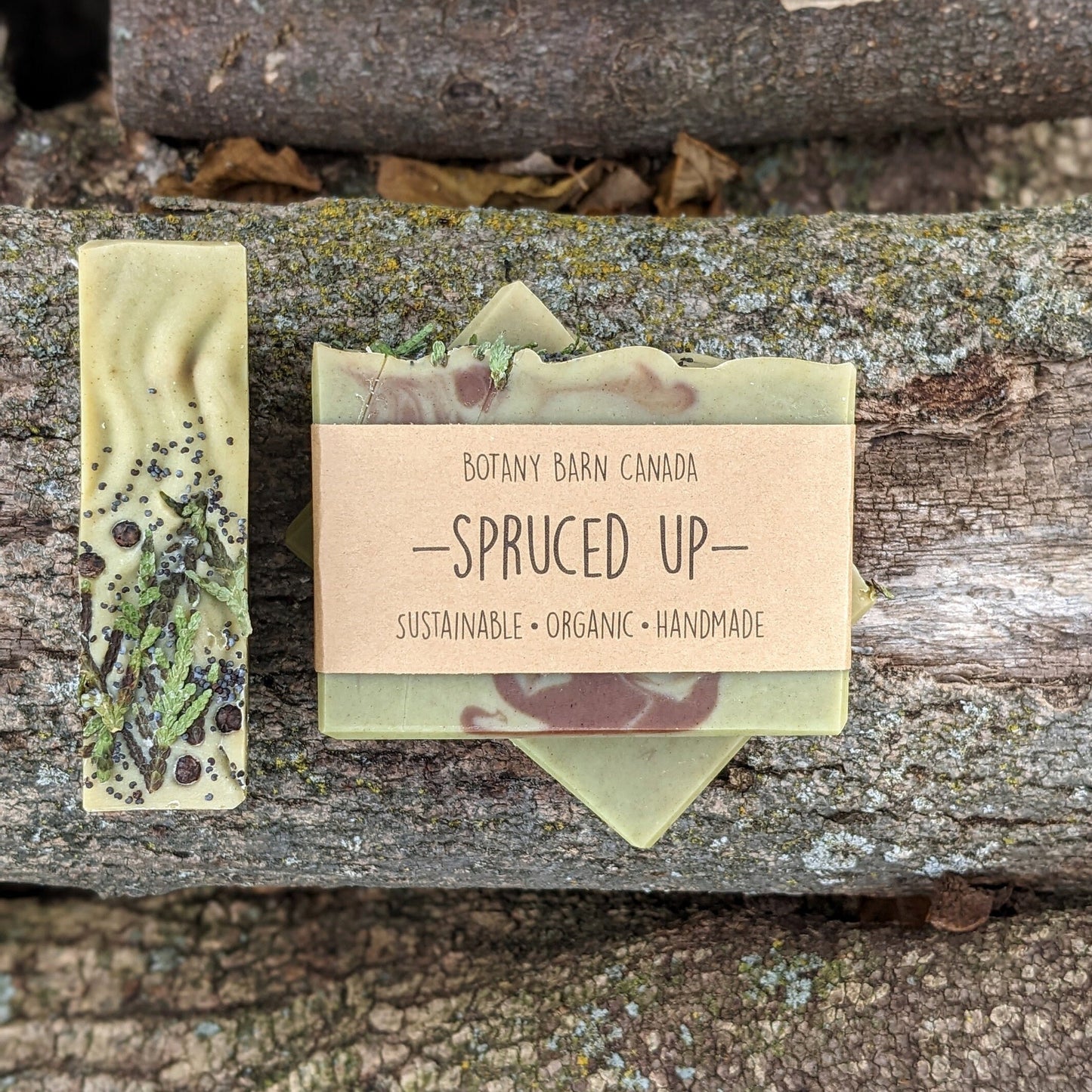 Woodsy Spa Kit | Canadian Made Soaps, Washcloth, Body Butter, Scrubbie & Lip Balm