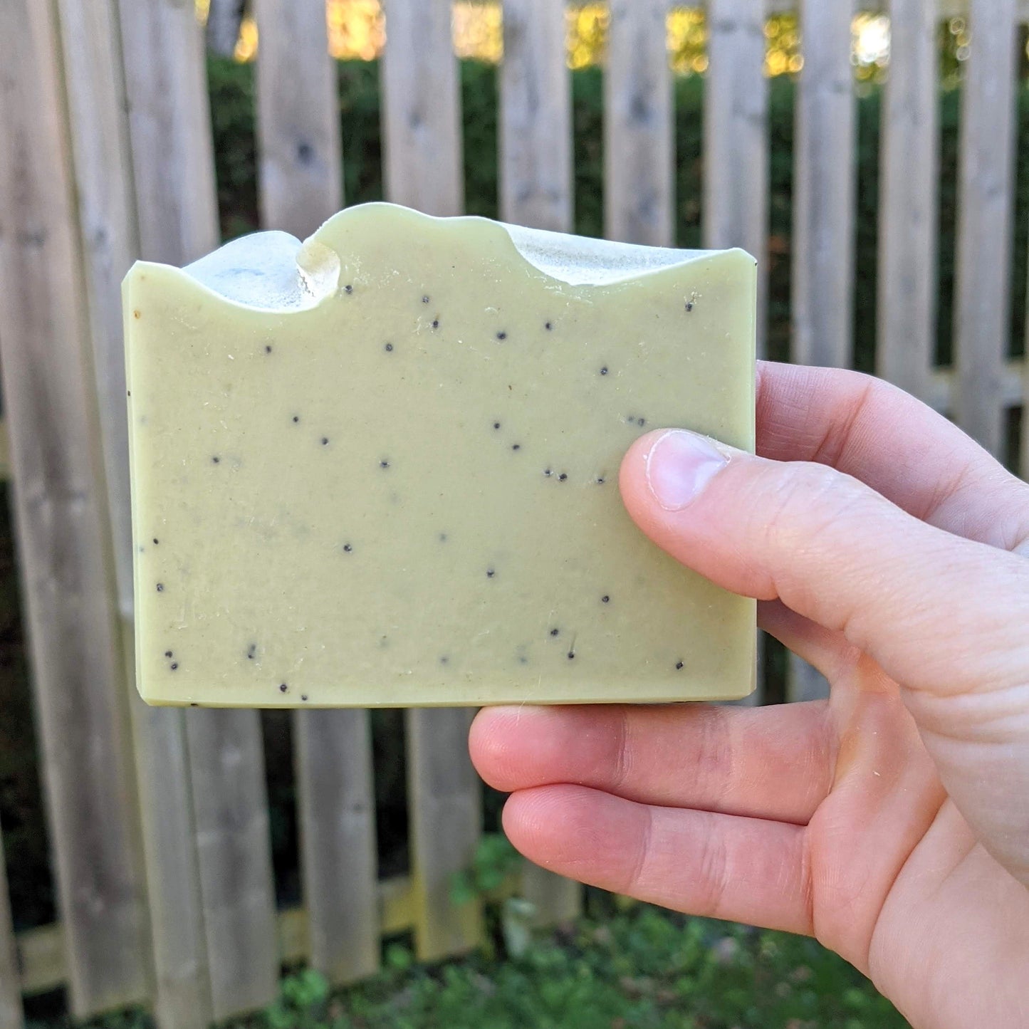 Natural Soap | CUCUMBER MINT - Rosemary, Peppermint & Spearmint with Poppy Seeds