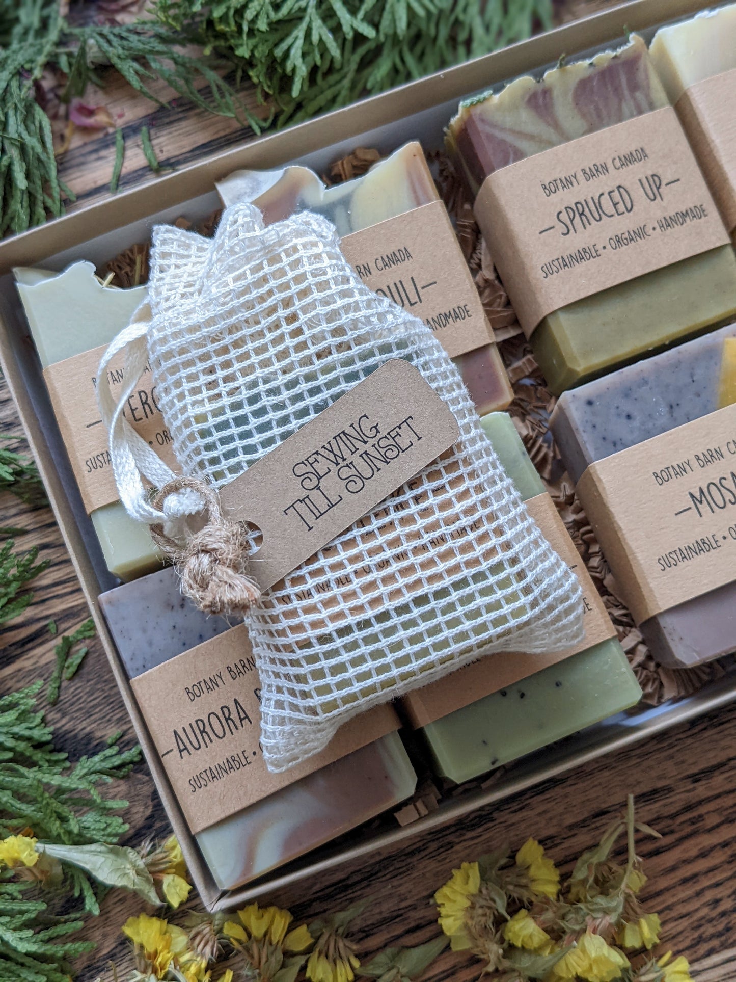 Organic Cotton Soap Saver Bag - Small Size