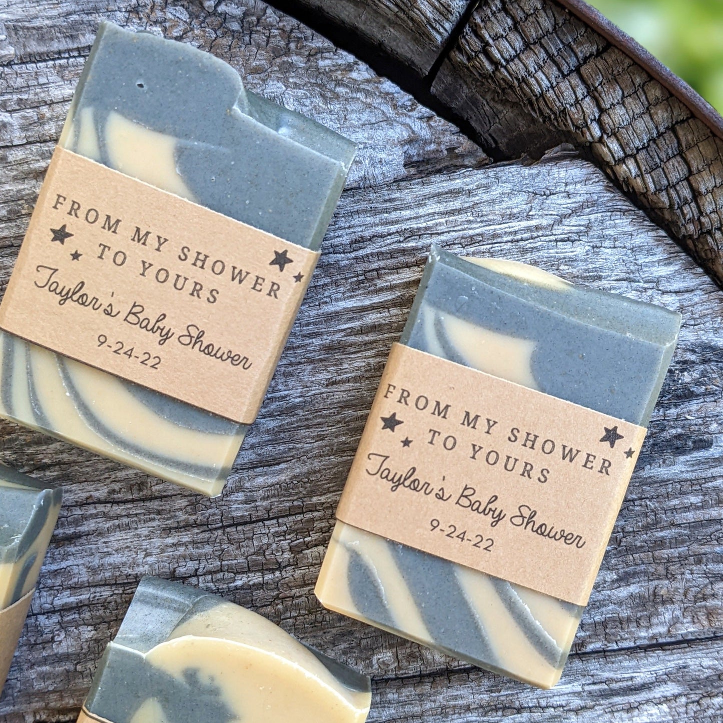 Soap Favors | Set of 20 Half Bar (2 oz) Soaps for Weddings, Showers, or Airbnb Guests