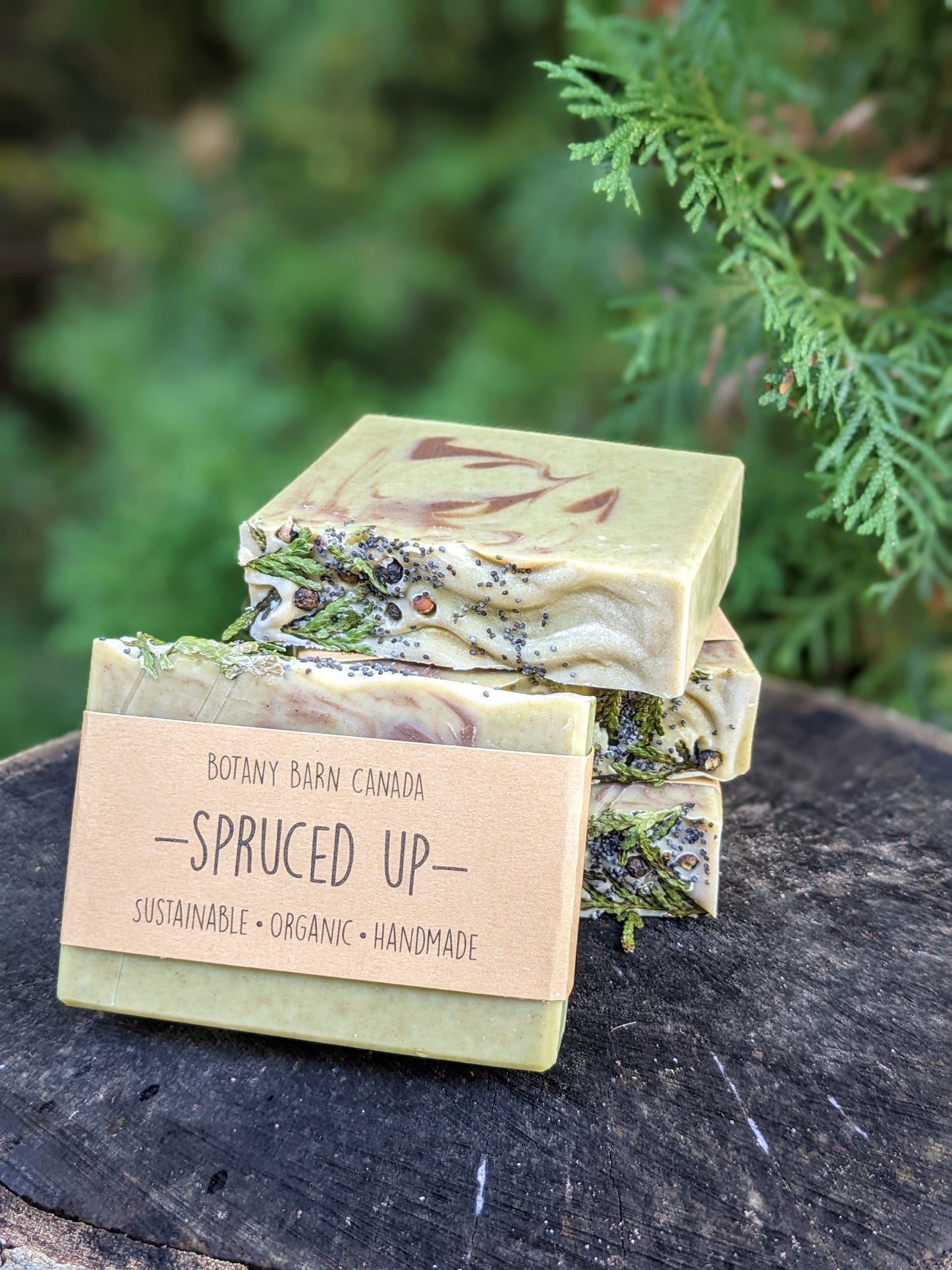Woodsy Spa Kit | Handmade Soaps, Washcloth, Body Butter, Scrunchie & Lip Balm
