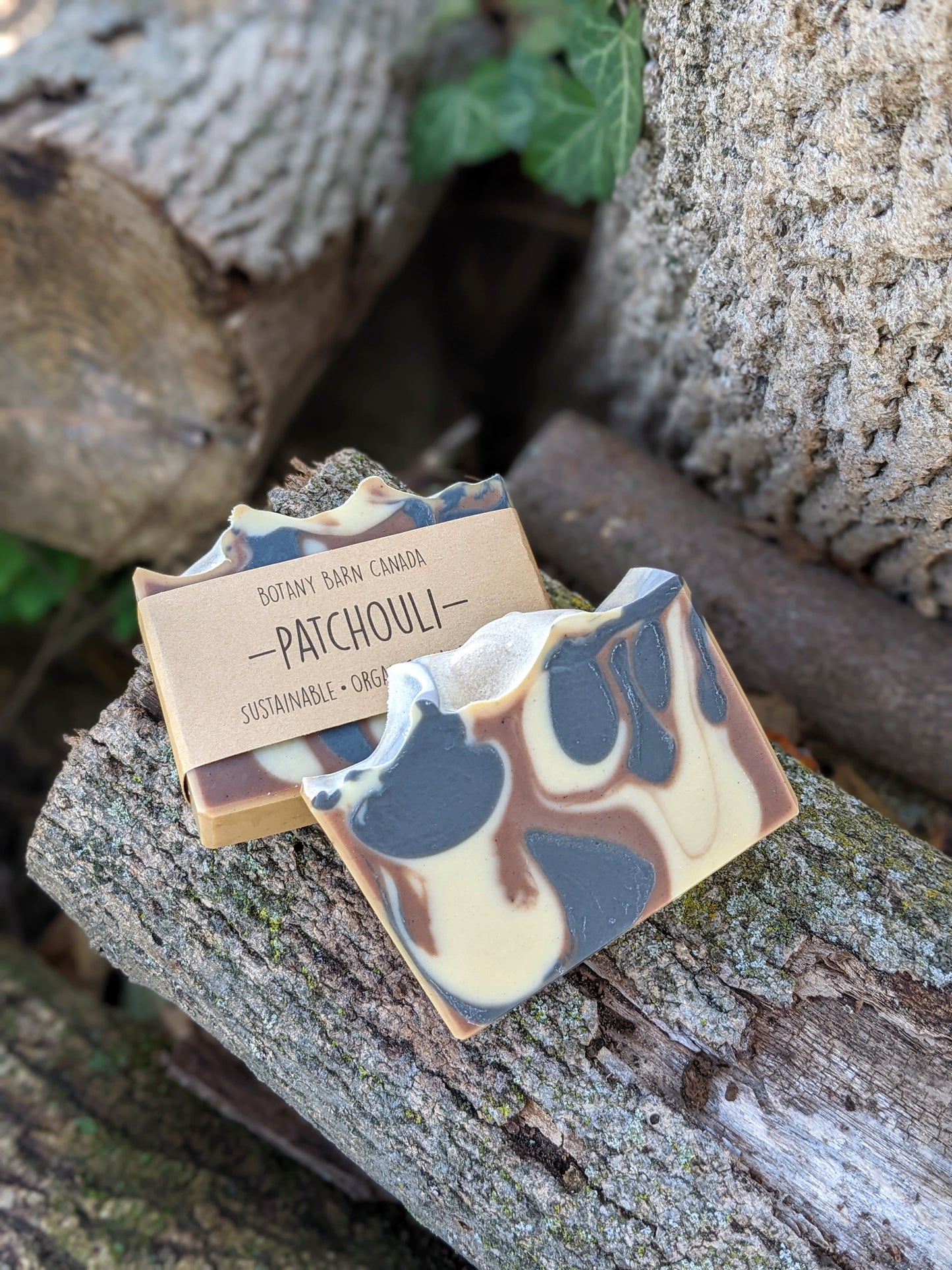 Natural Soap | PATCHOULI - Pure Patchouli Soap with Charcoal & Clay