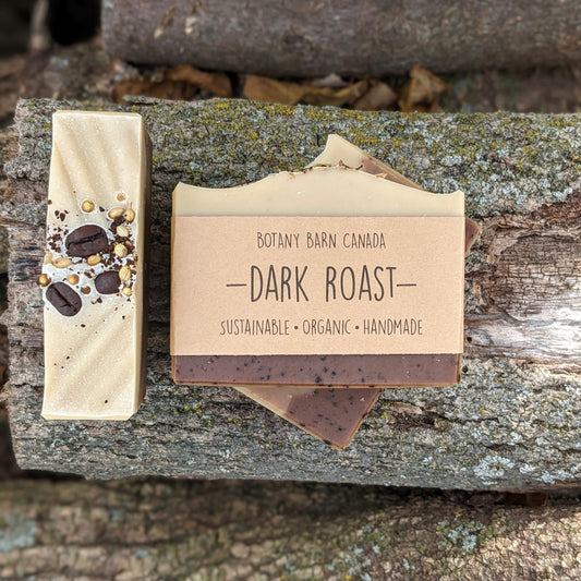 Natural Soap | DARK ROAST - Organic Coffee, Cocoa Butter & Hemp Soap