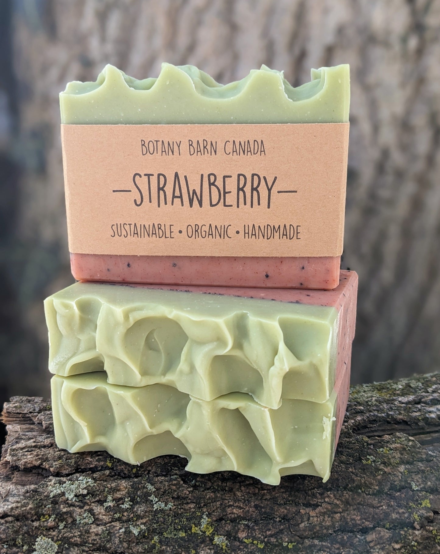 Natural Soap | STRAWBERRY - Orange, Lavender & Coconut Milk Soap