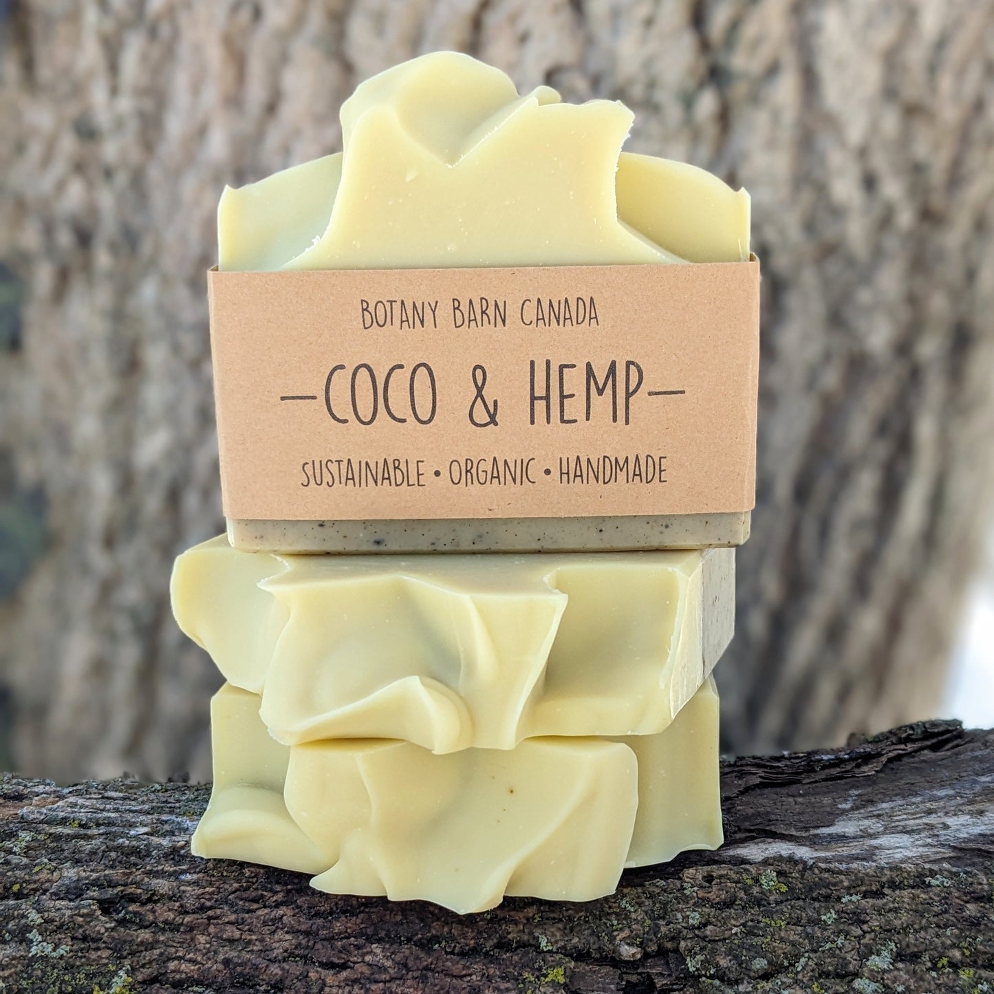 Natural Soap | COCO & HEMP - Creamy Unscented Soap for Sensitive Skin