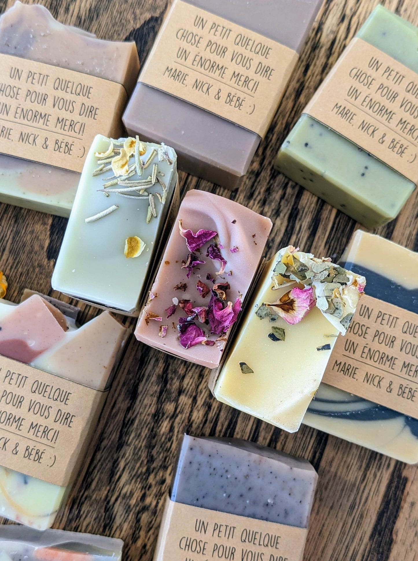 Soap Favors | Set of 20 Half Bar (2 oz) Soaps for Weddings, Showers, or Airbnb Guests