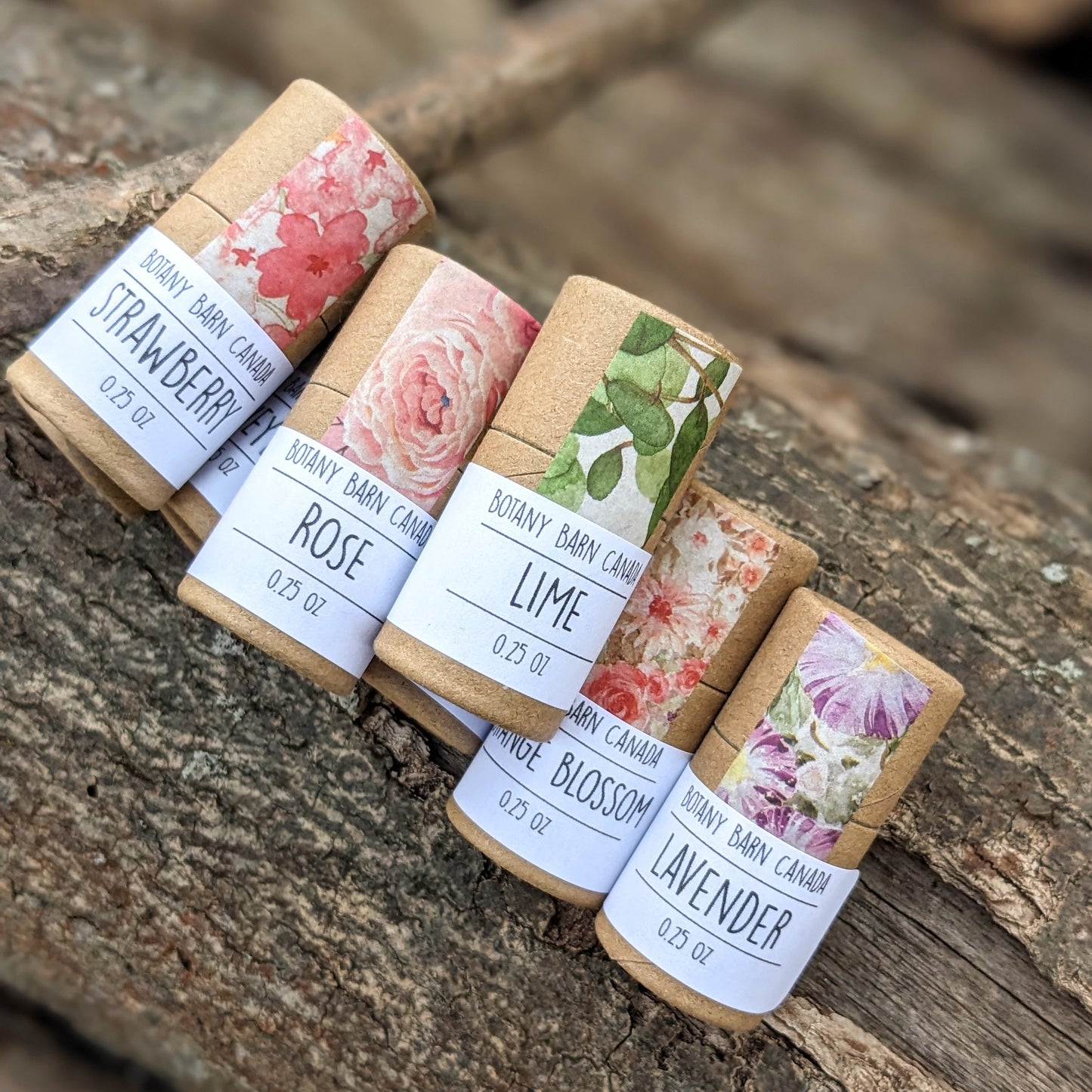 Natural Lip Balm | Set of Three Eco Friendly & Organic Lip Balm