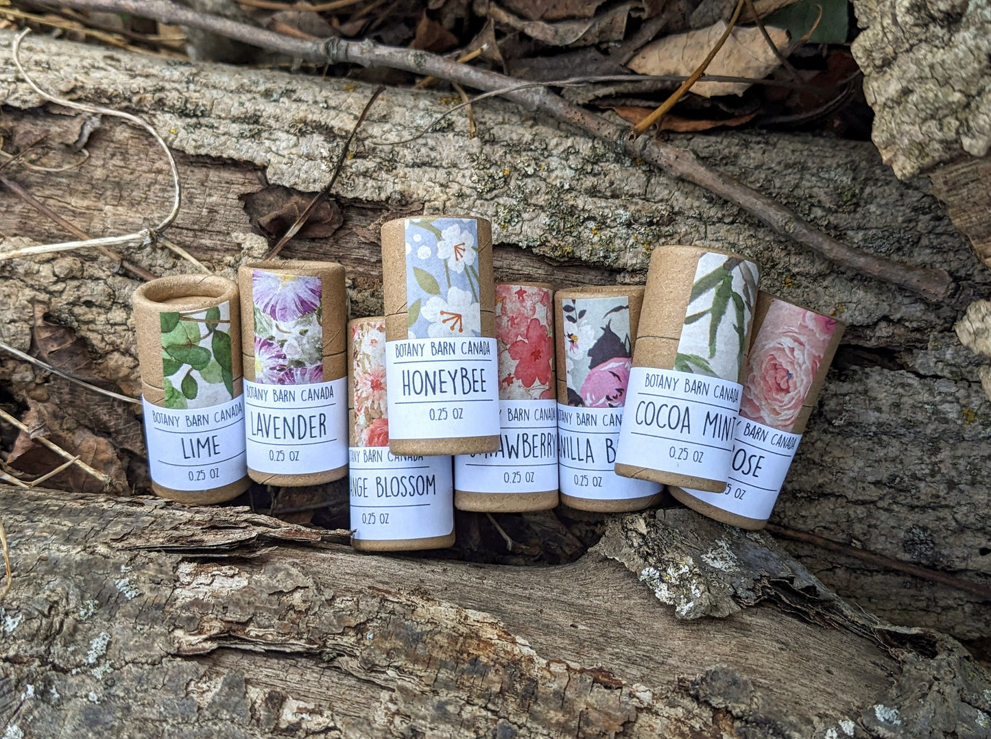 Natural Lip Balm | Set of Three Eco Friendly & Organic Lip Balm