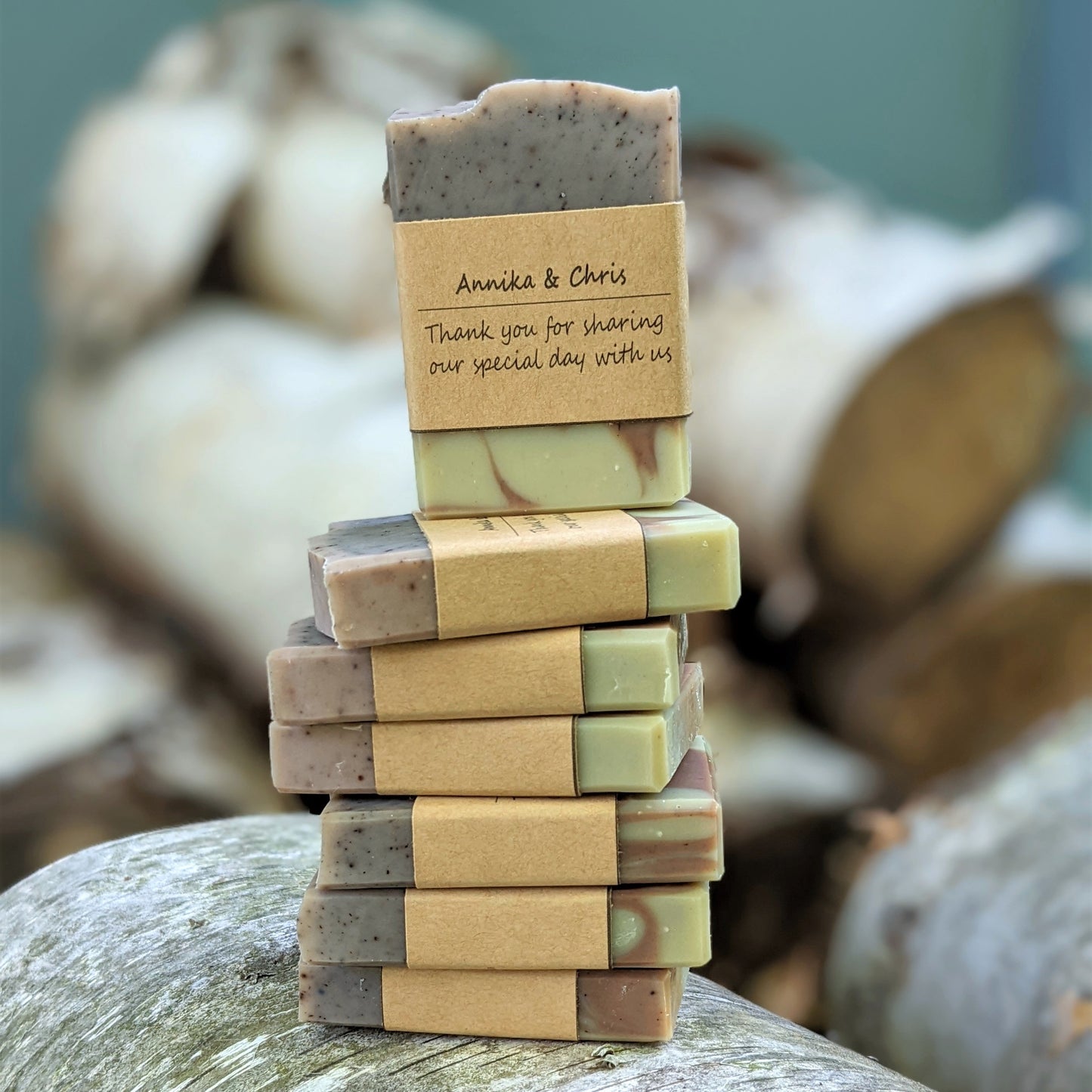 Set of 20 - Mini (1 oz) Soap Favors for Weddings, Showers, or Airbnb Guests