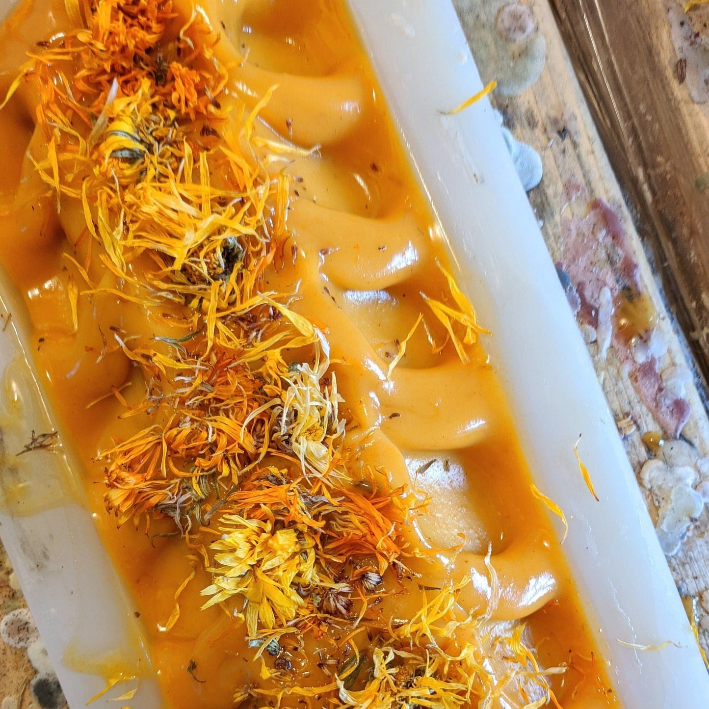 Natural Soap | SUNSHINE - Lemon Scented Calendula & Carrot Soap