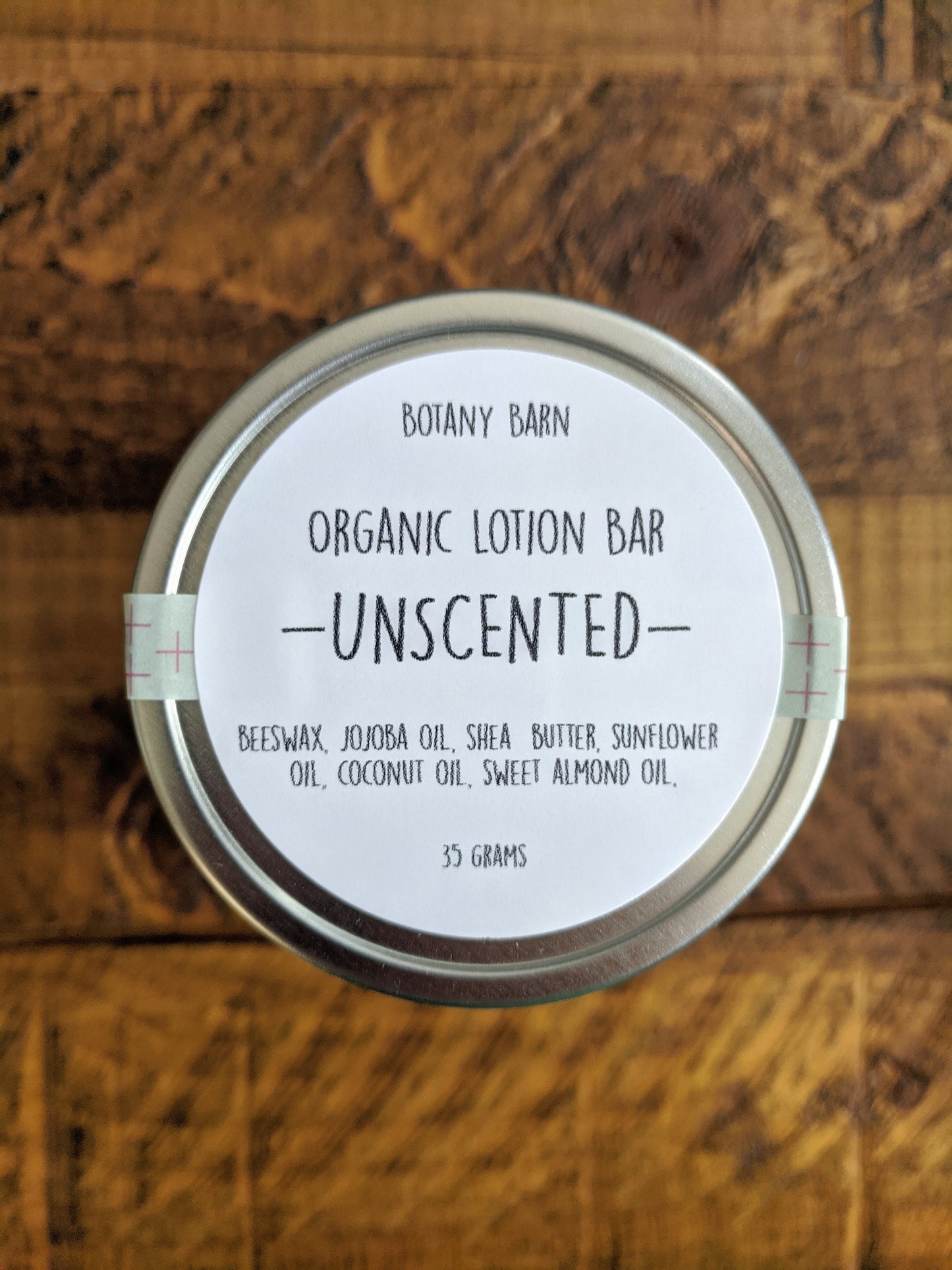 Organic Solid Lotion Bar | Choose From Four Scents