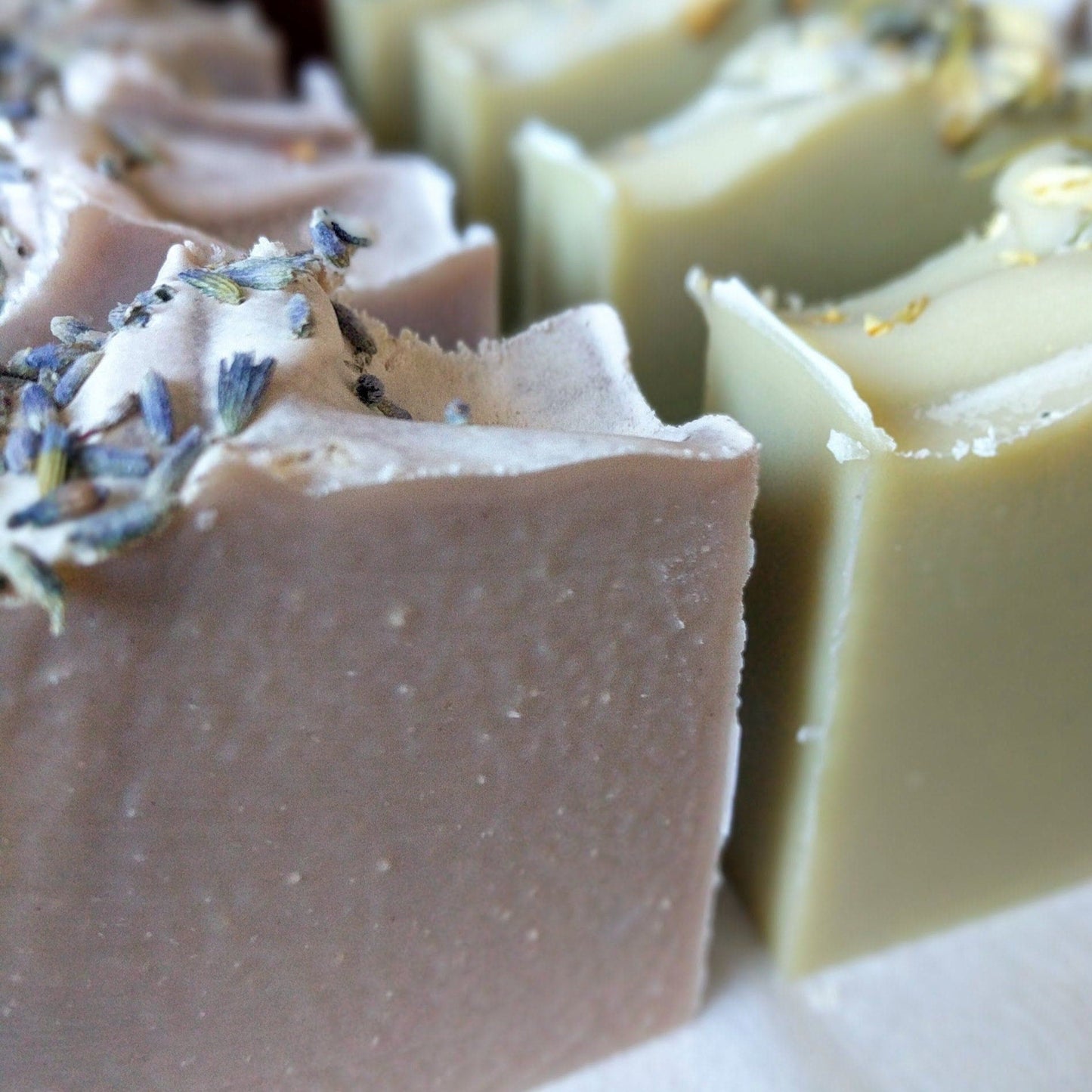 Natural Soap | LAVENDER - Pure Lavender, Purple Brazilian Clay & Coconut Milk Soap