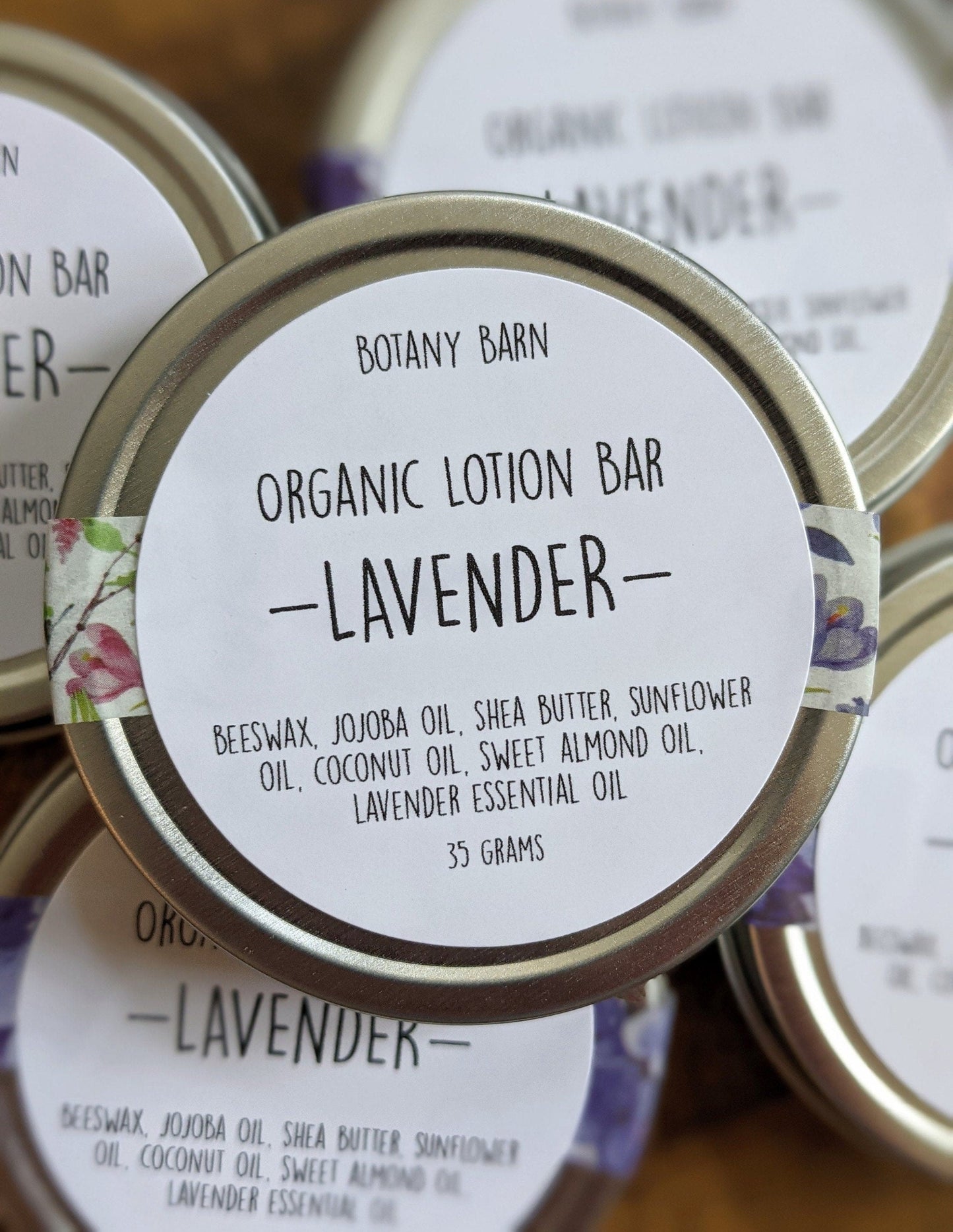 Organic Solid Lotion Bar | Choose From Four Scents
