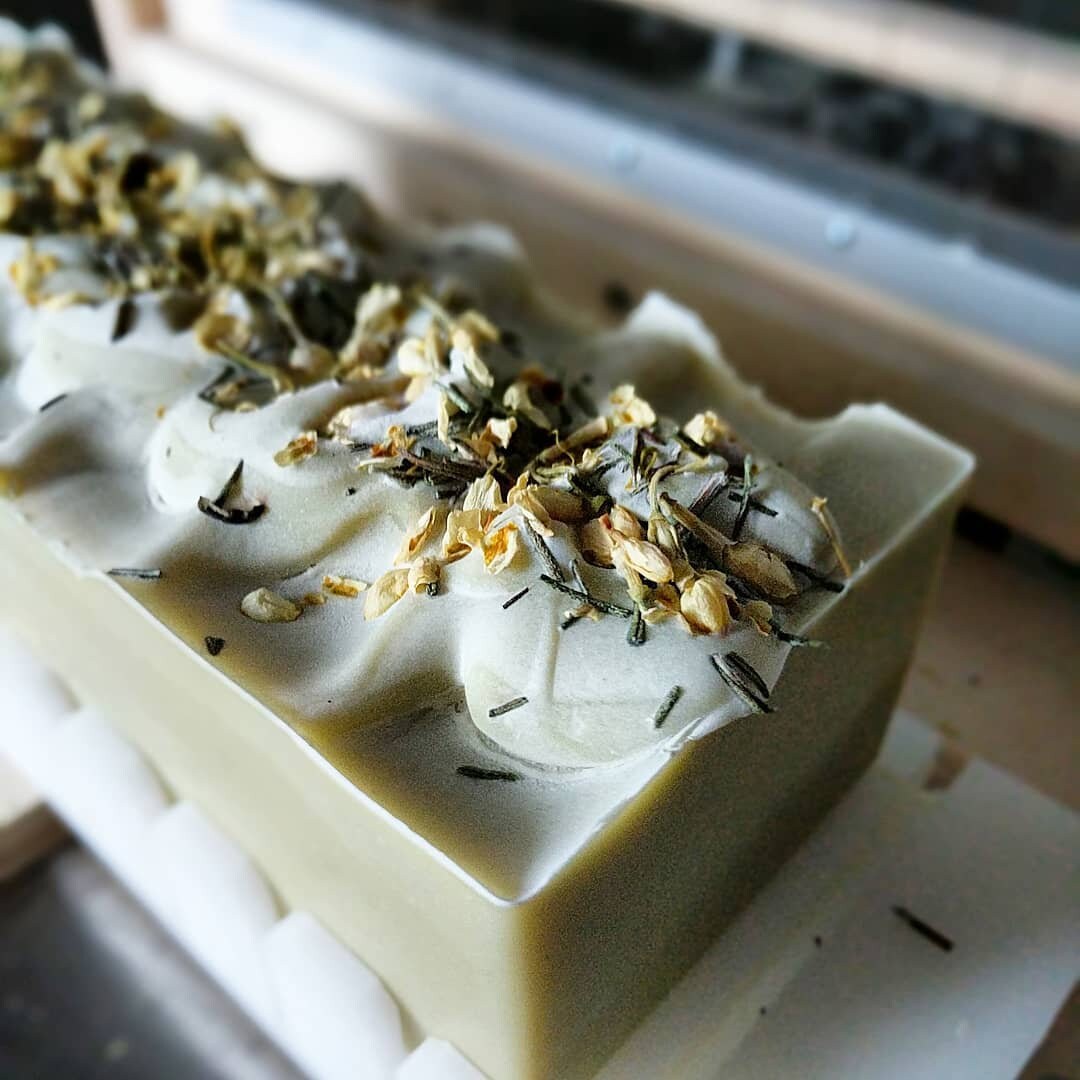 Natural Soap | EVERGREEN - Rosemary, Cedarwood & French Green Clay Soap