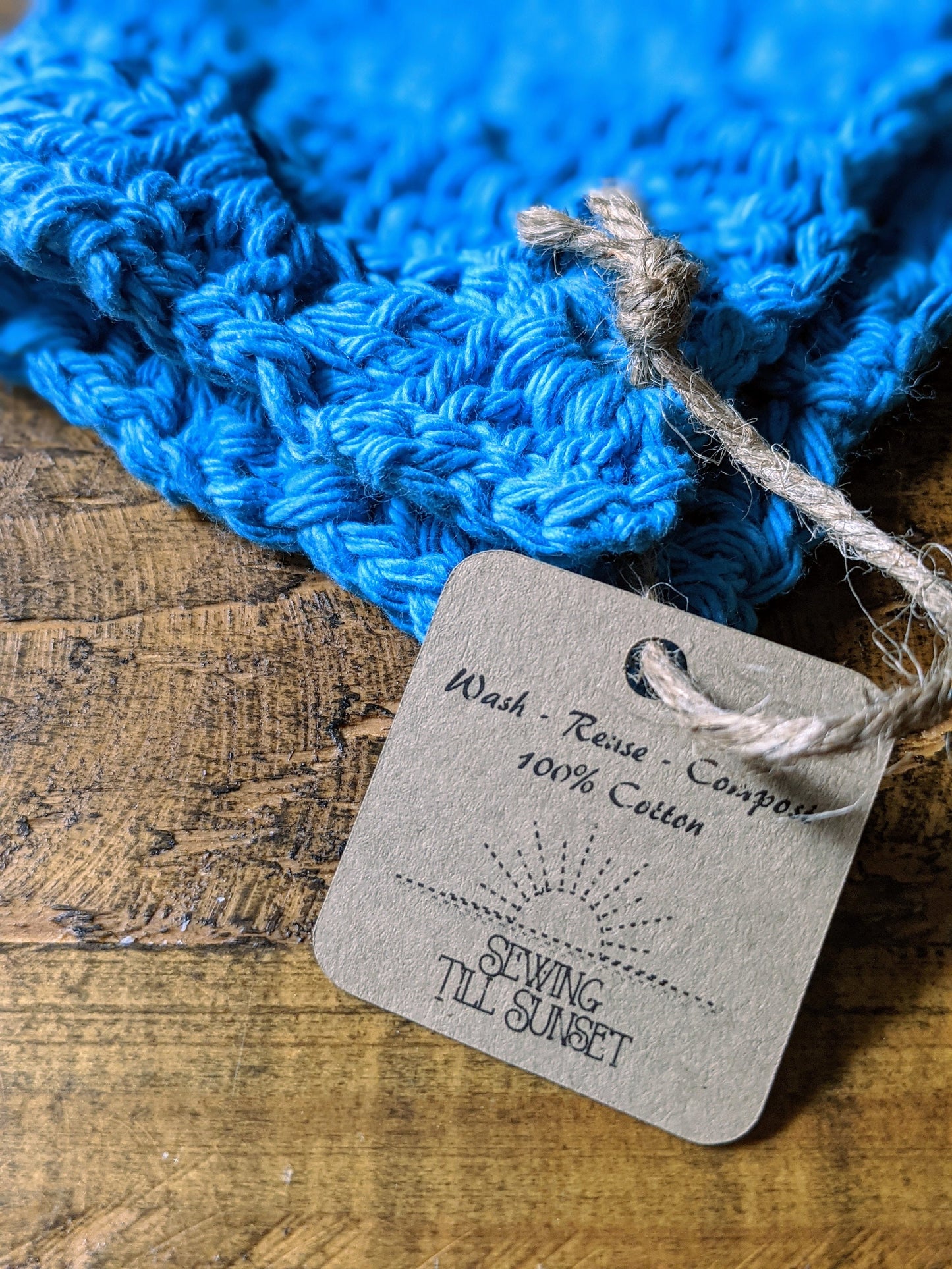 Eco-Friendly Gift Box | Handmade Organic Soap, Lip Balm & Blue Washcloth