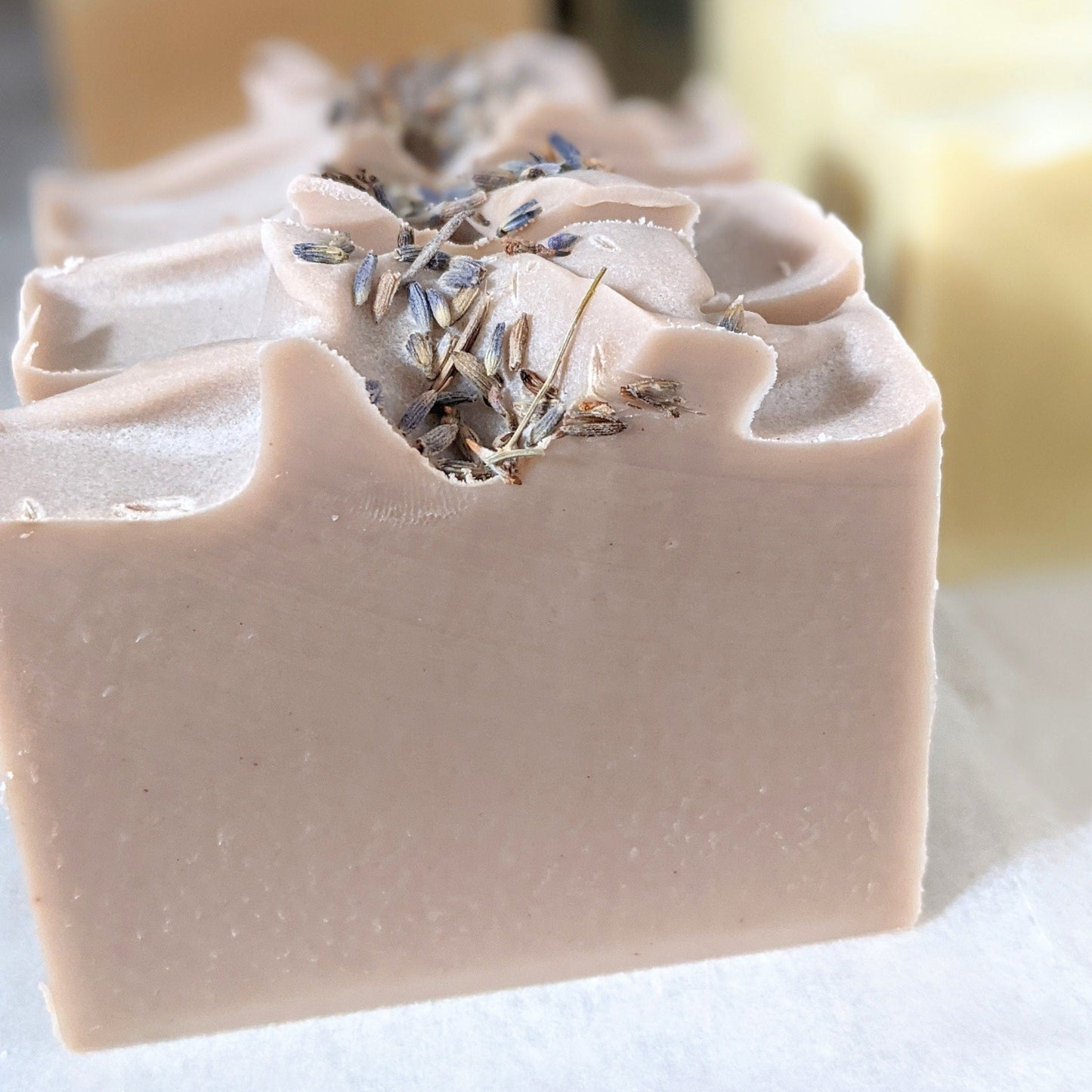 Natural Soap | LAVENDER - Pure Lavender, Purple Brazilian Clay & Coconut Milk Soap