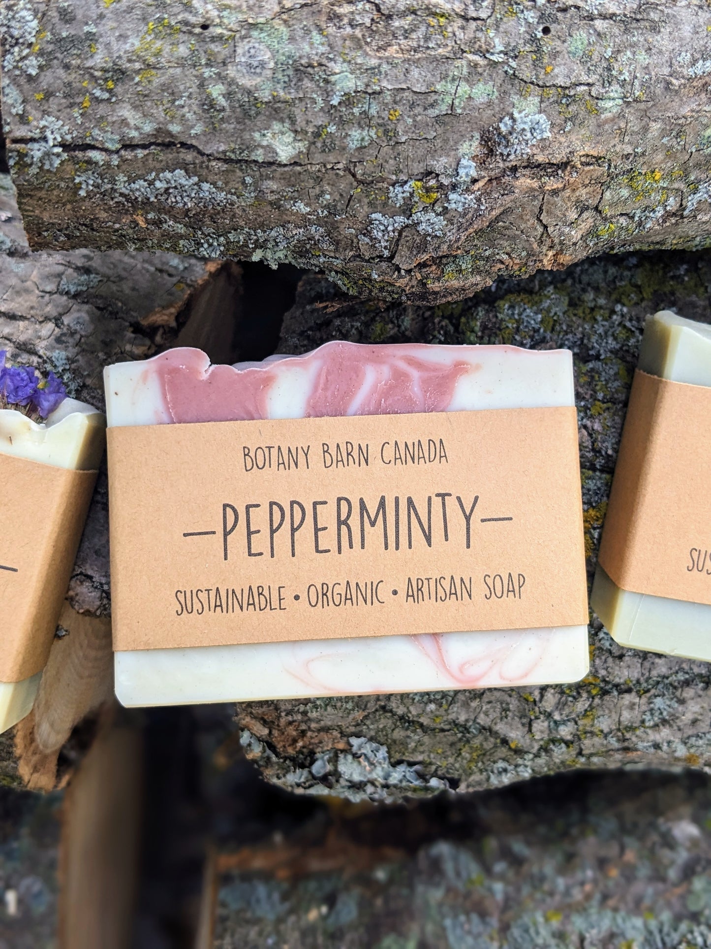 PEPPERMINTY - Peppermint, Spearmint, & Lavender Holiday Soap