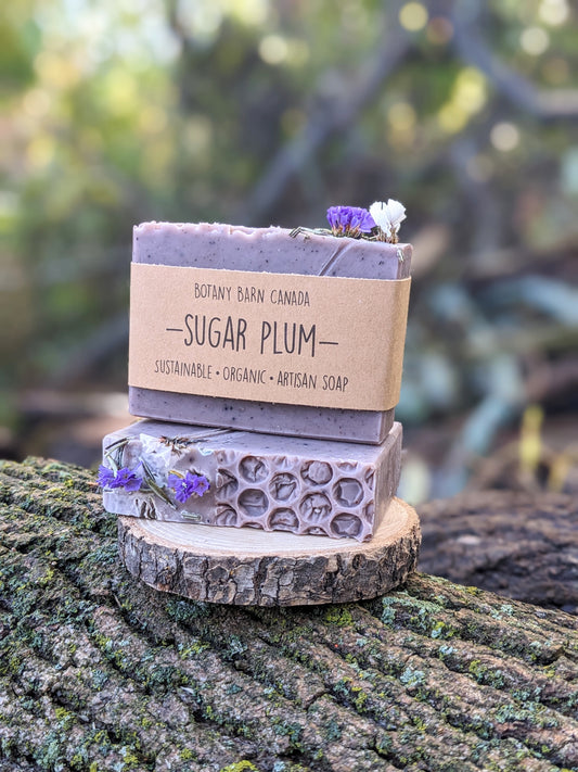 SUGAR PLUM - Cedarwood, Lavender & Anise Holiday Soap
