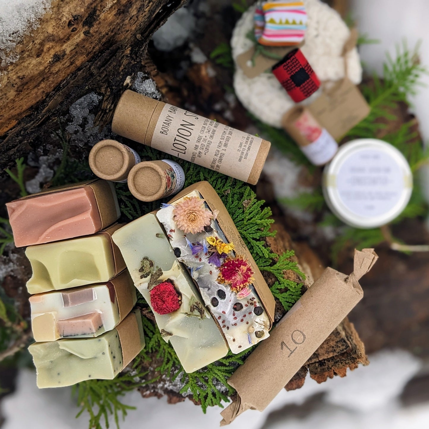 Holiday Advent Calendar - Handmade Soaps & Botanical Skincare. 12 Days of Christmas!
