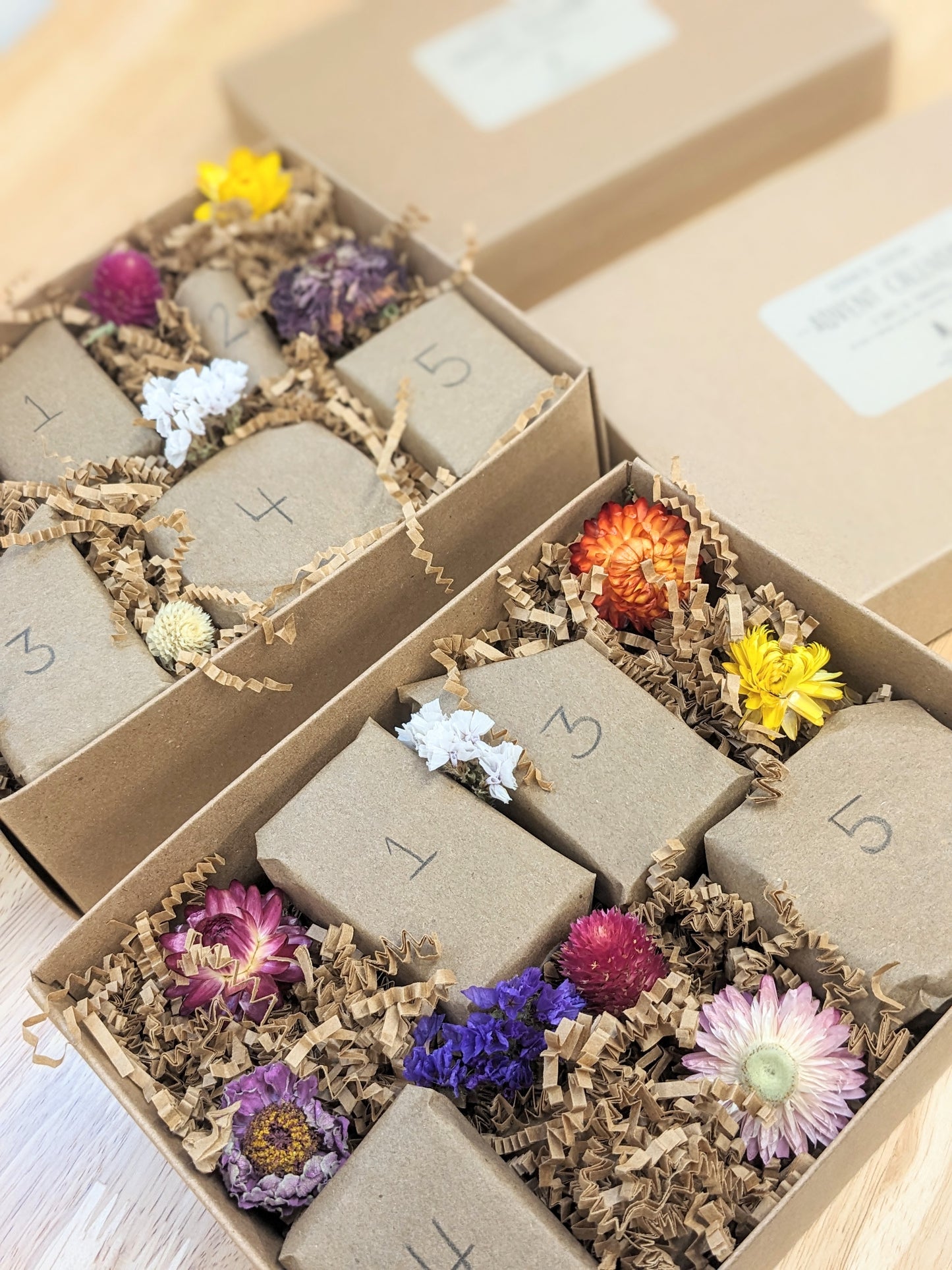 Holiday Advent Calendar - Handmade Soaps & Botanical Skincare. 12 Days of Christmas!