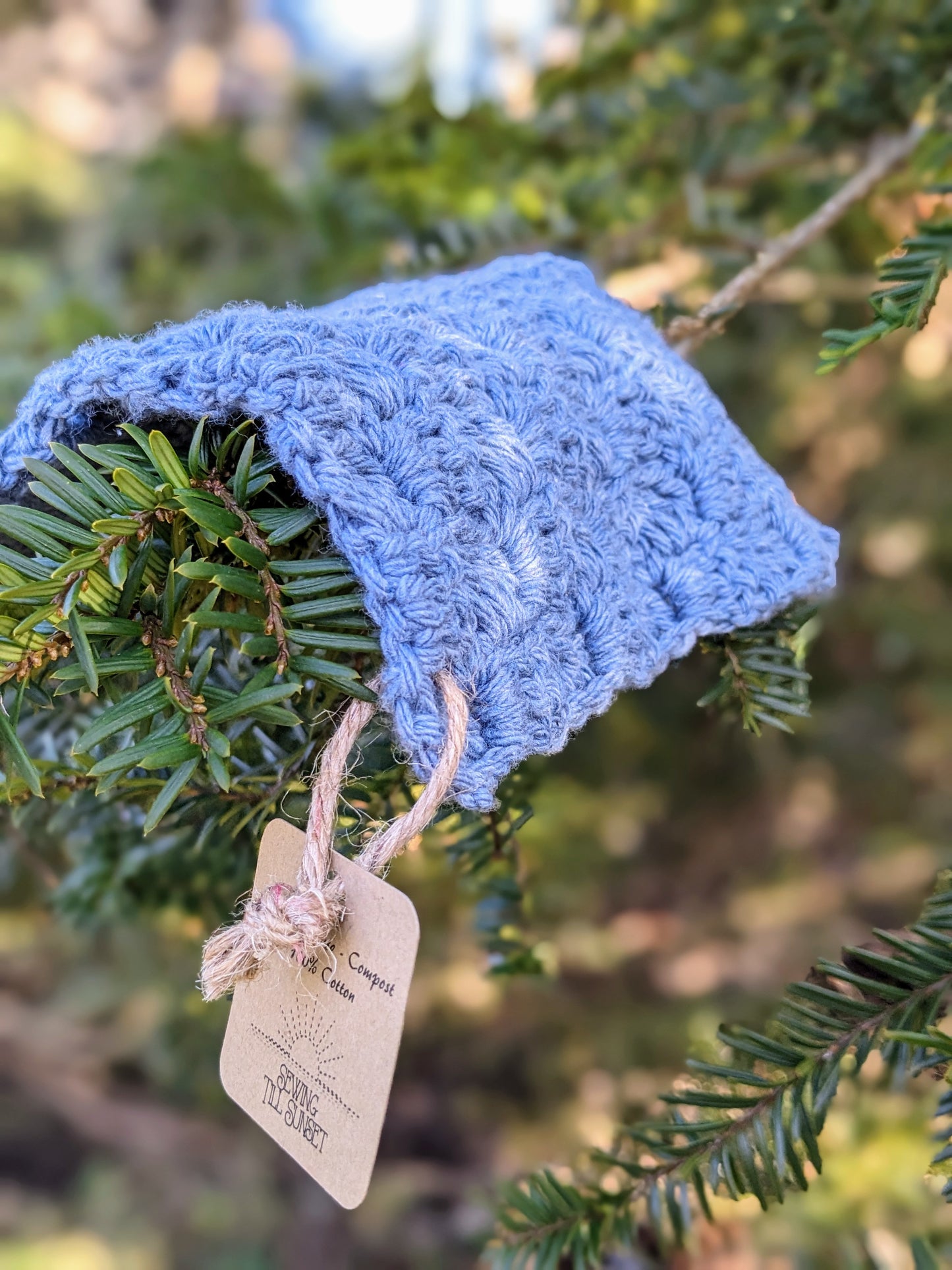 Natural Gift | Handmade Organic Soap, Lotion Bar & Blue Washcloth