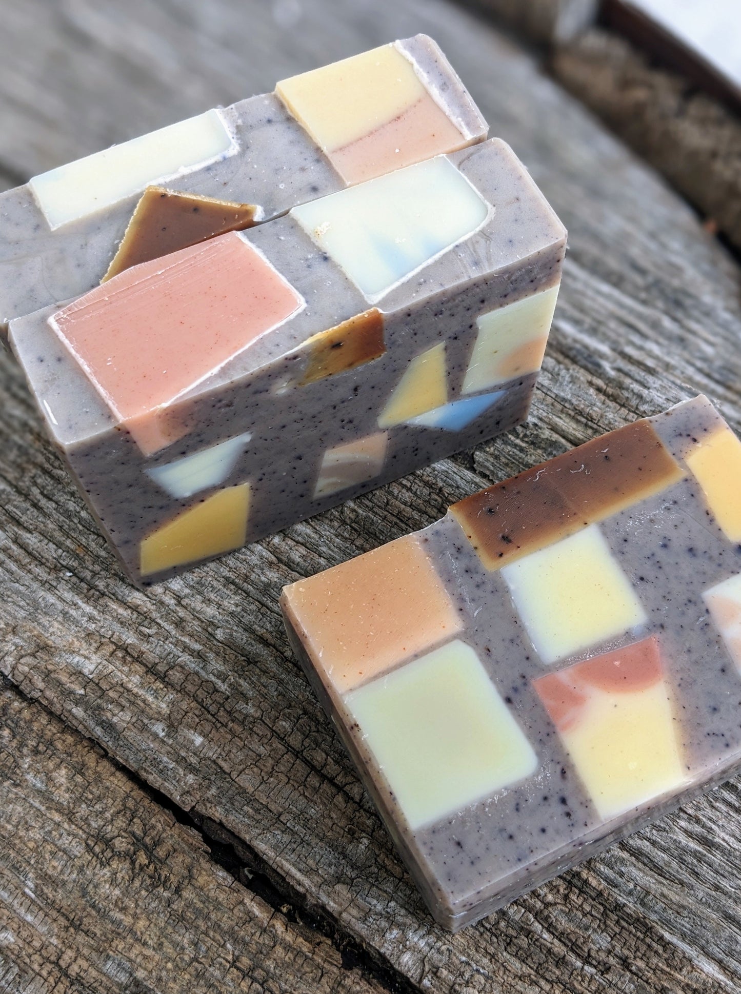 Natural Soap | MOSAIC - Terrazzo Soap with Lavender, Eucalyptus & Pine